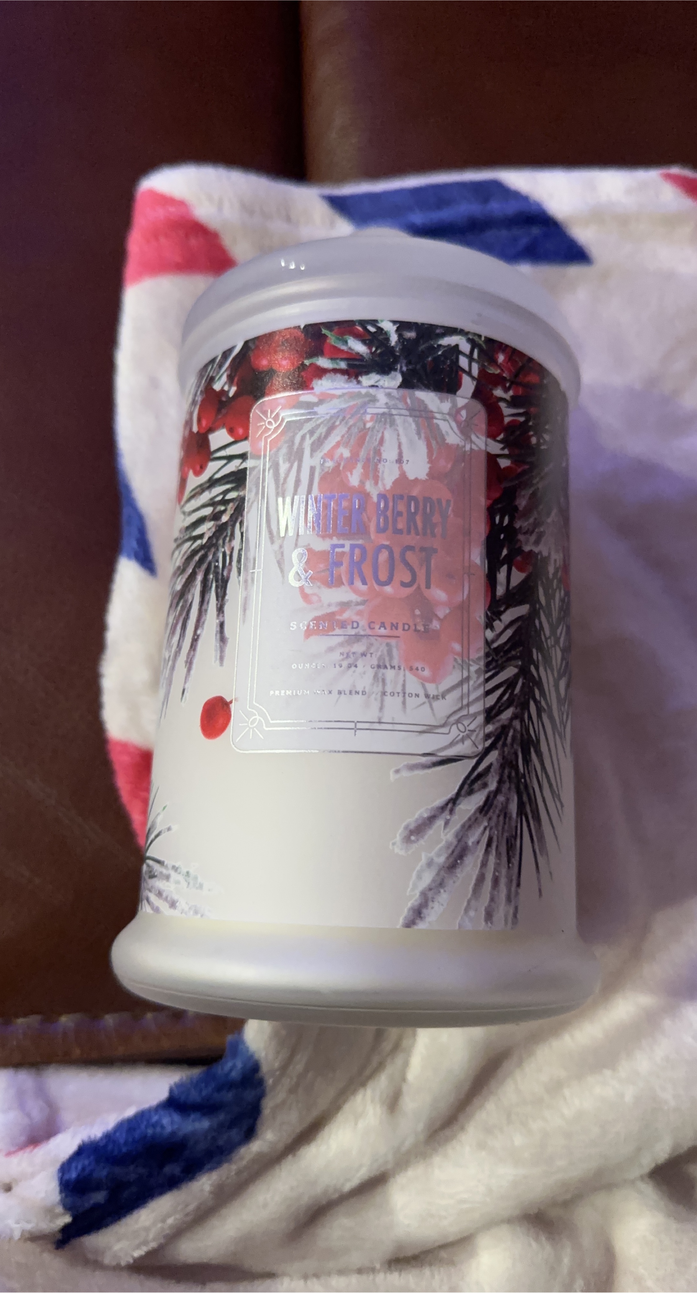 Winter Berry & Frost Scented Candle thumbnail