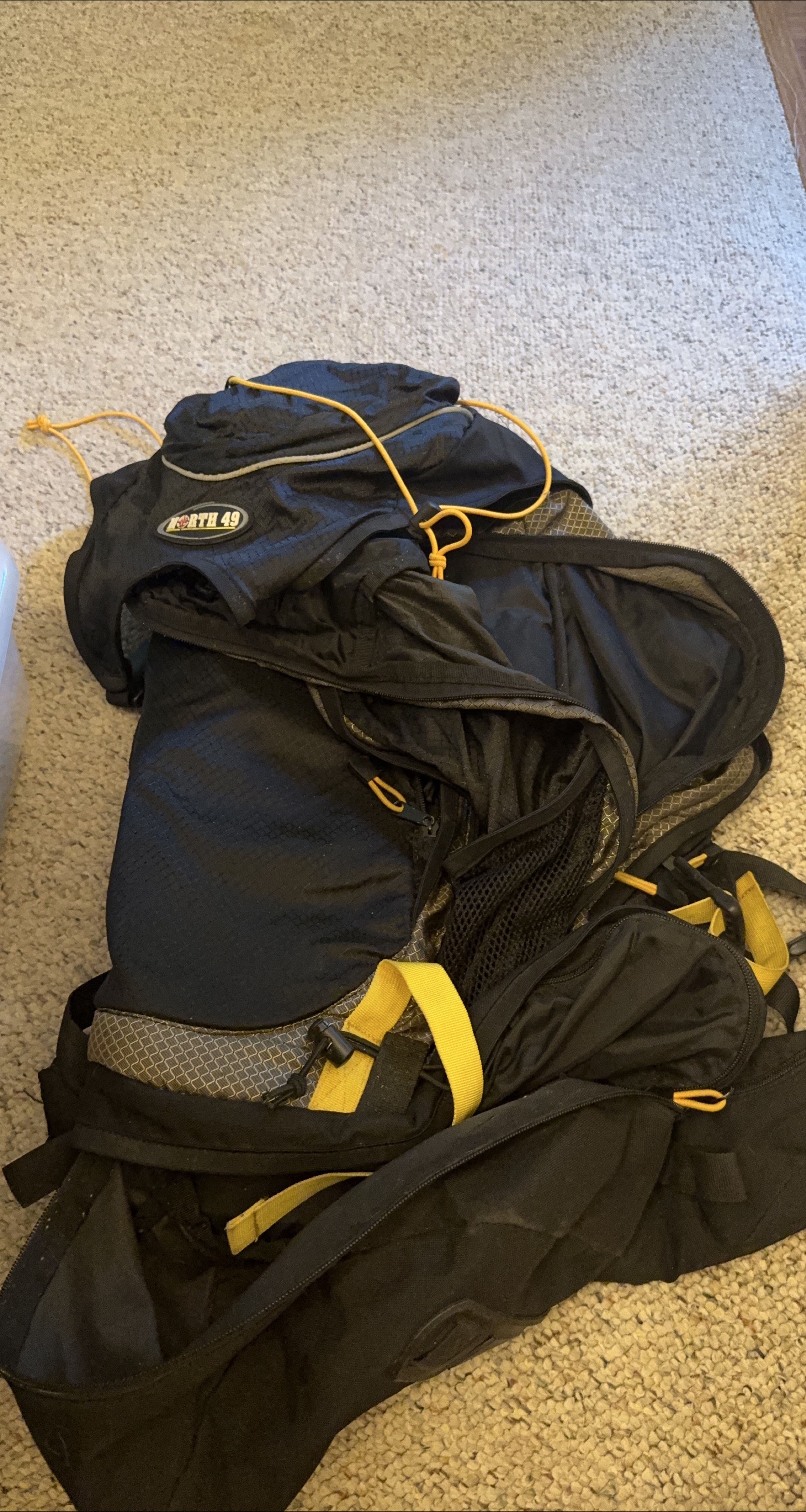 North 49 Black Backpack thumbnail