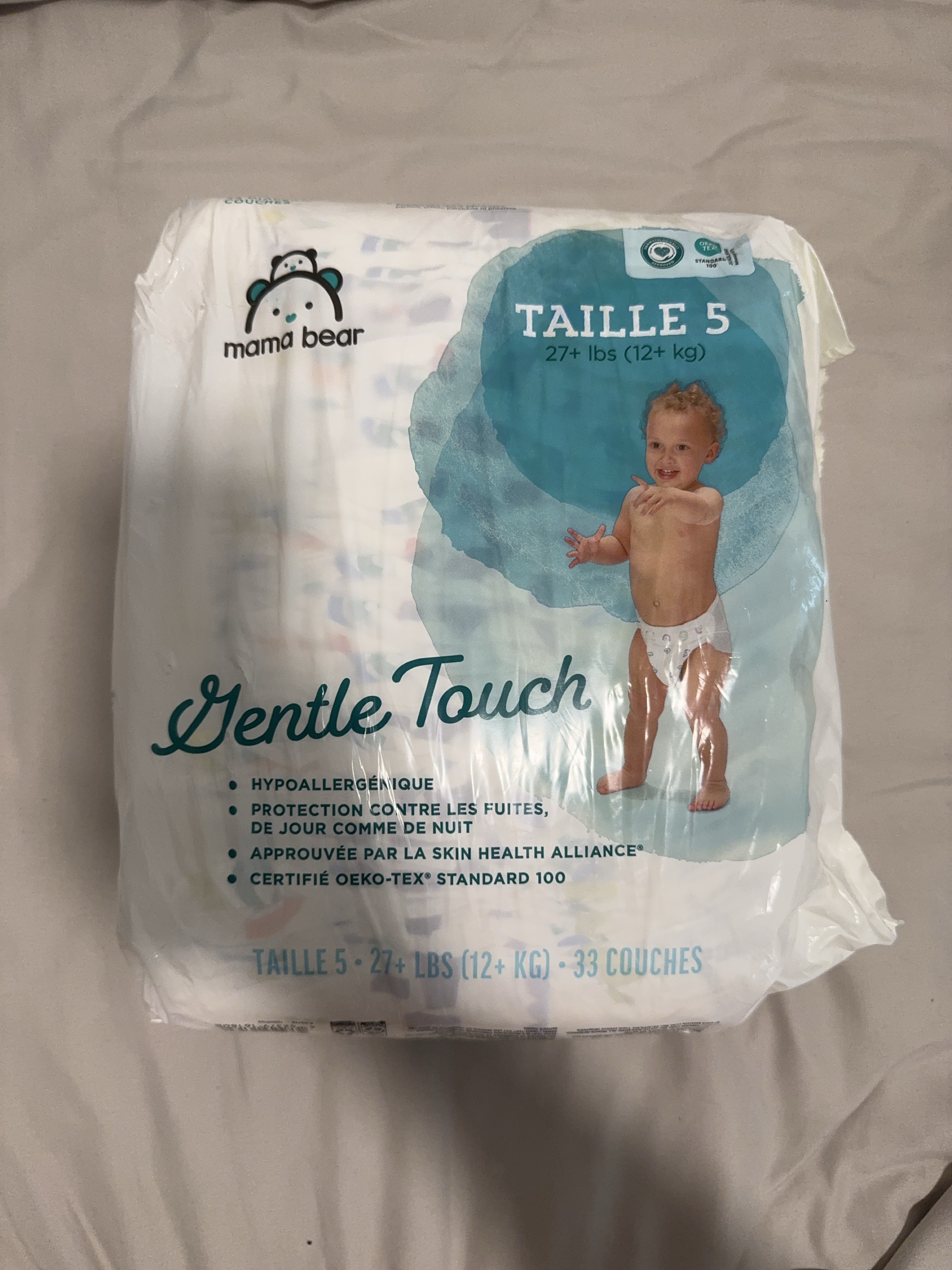 Mama Bear Gentle Touch Diapers - Size 5 (27+ lbs) thumbnail