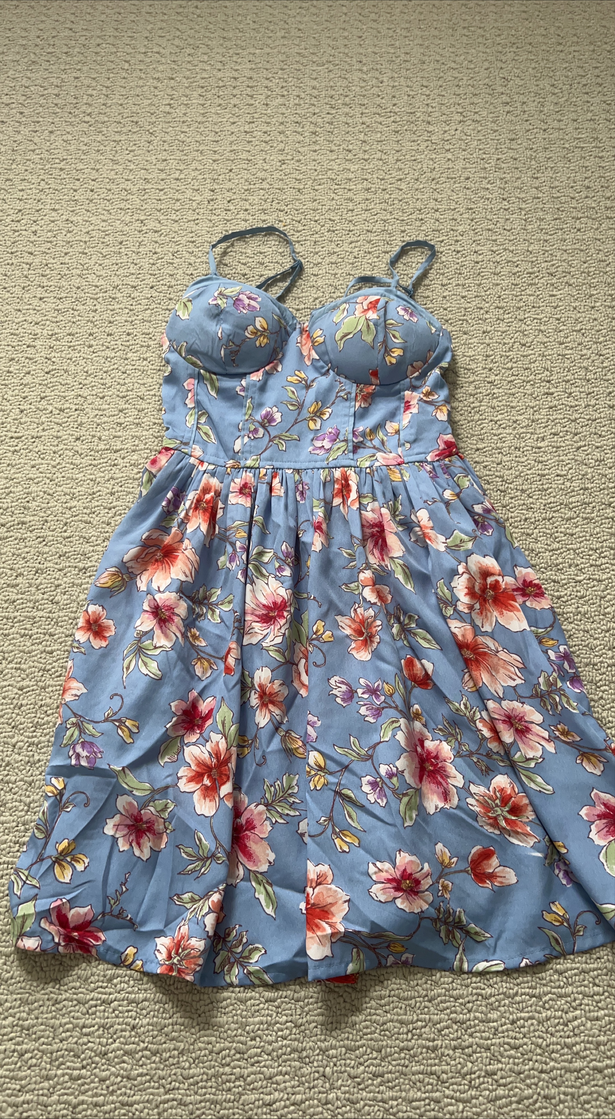 Floral Sundress - Blue thumbnail