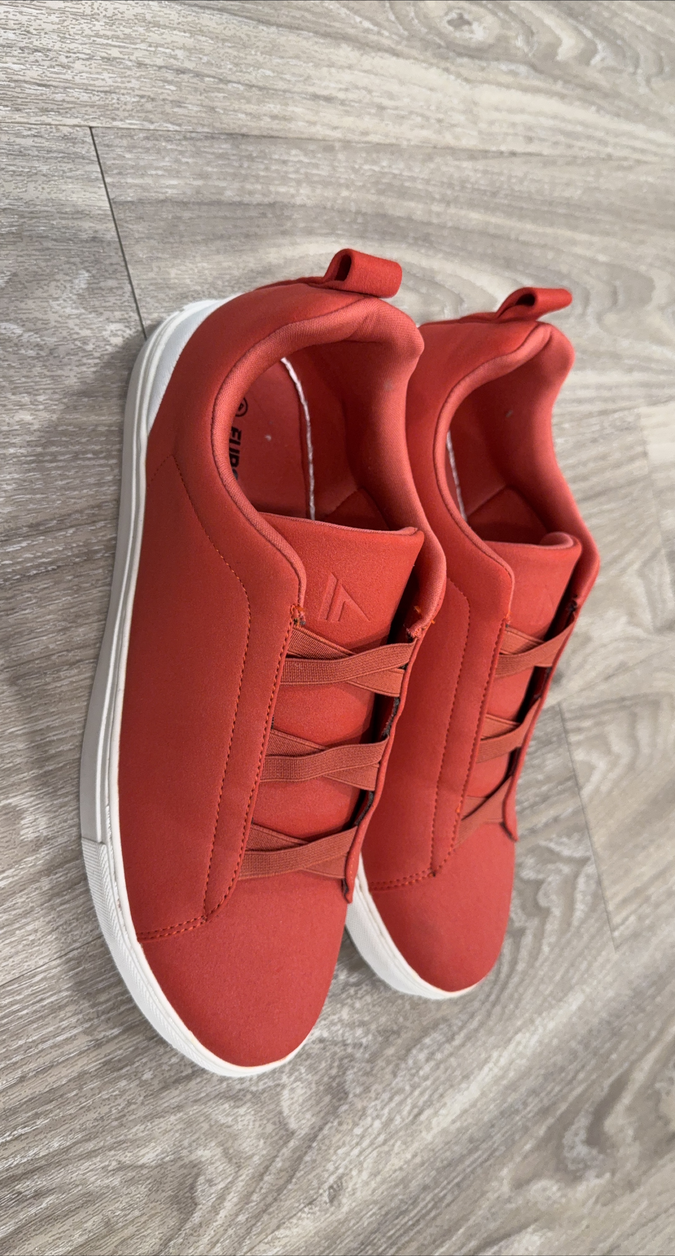 Red Slip-On Sneakers