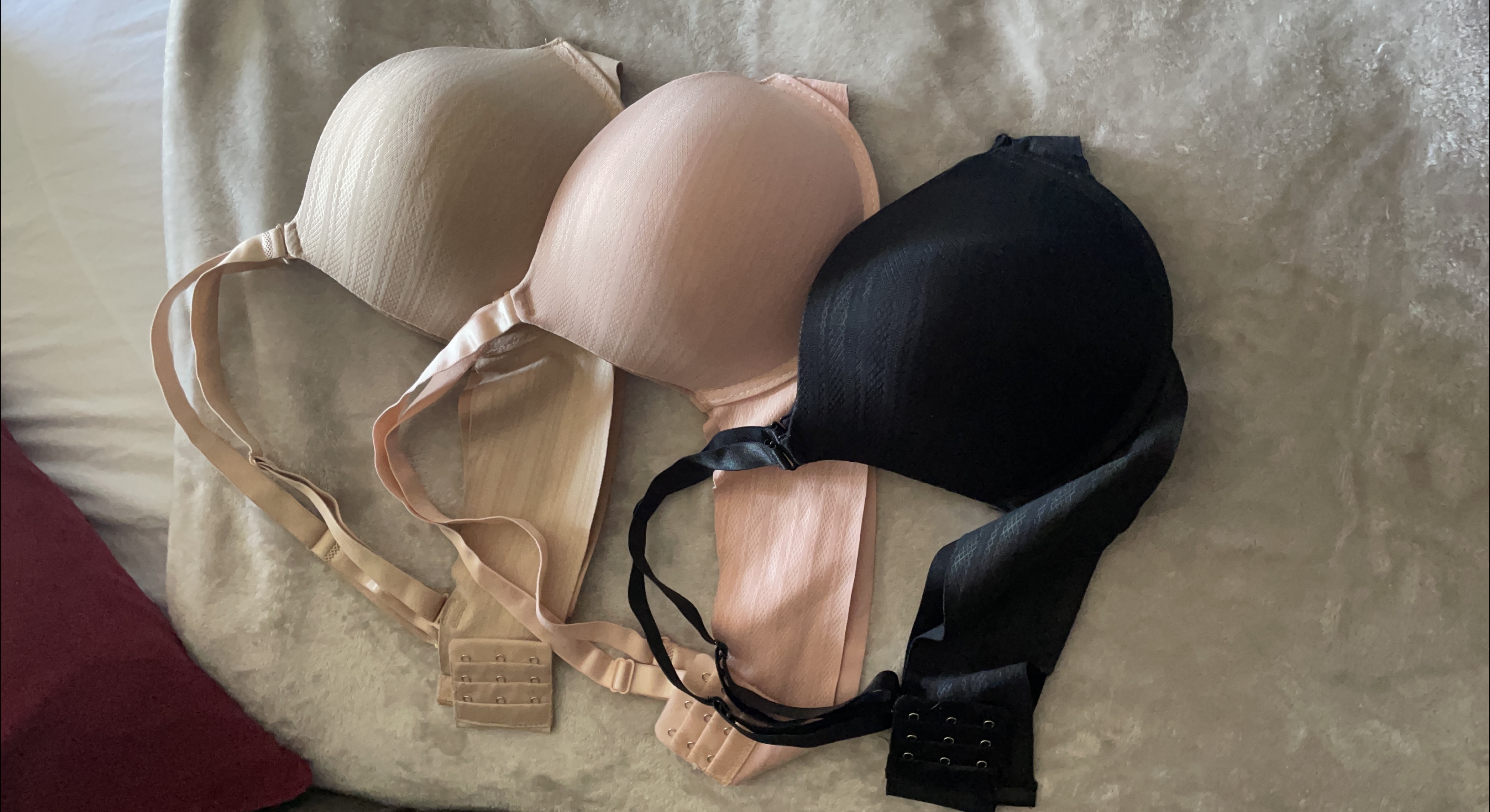 Bras - Beige, Pink, and Black thumbnail