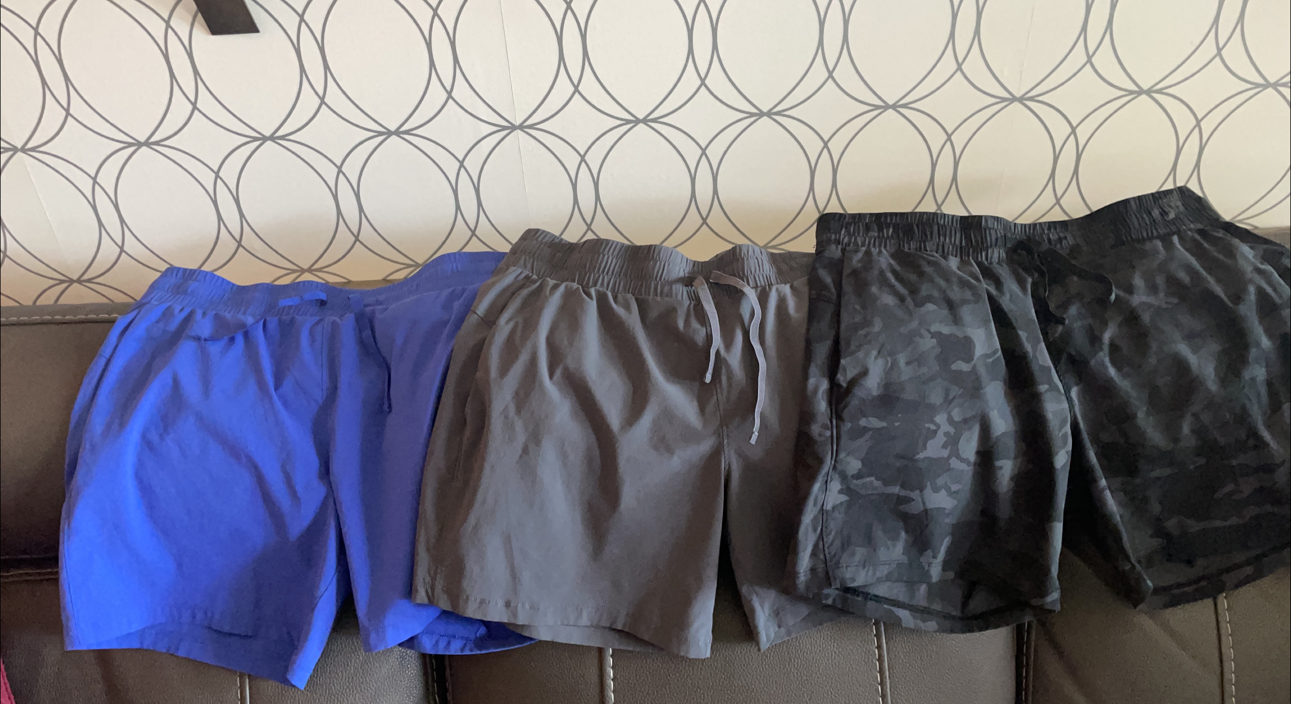 Women’s Running Shorts - Blue, Grey, Camo thumbnail