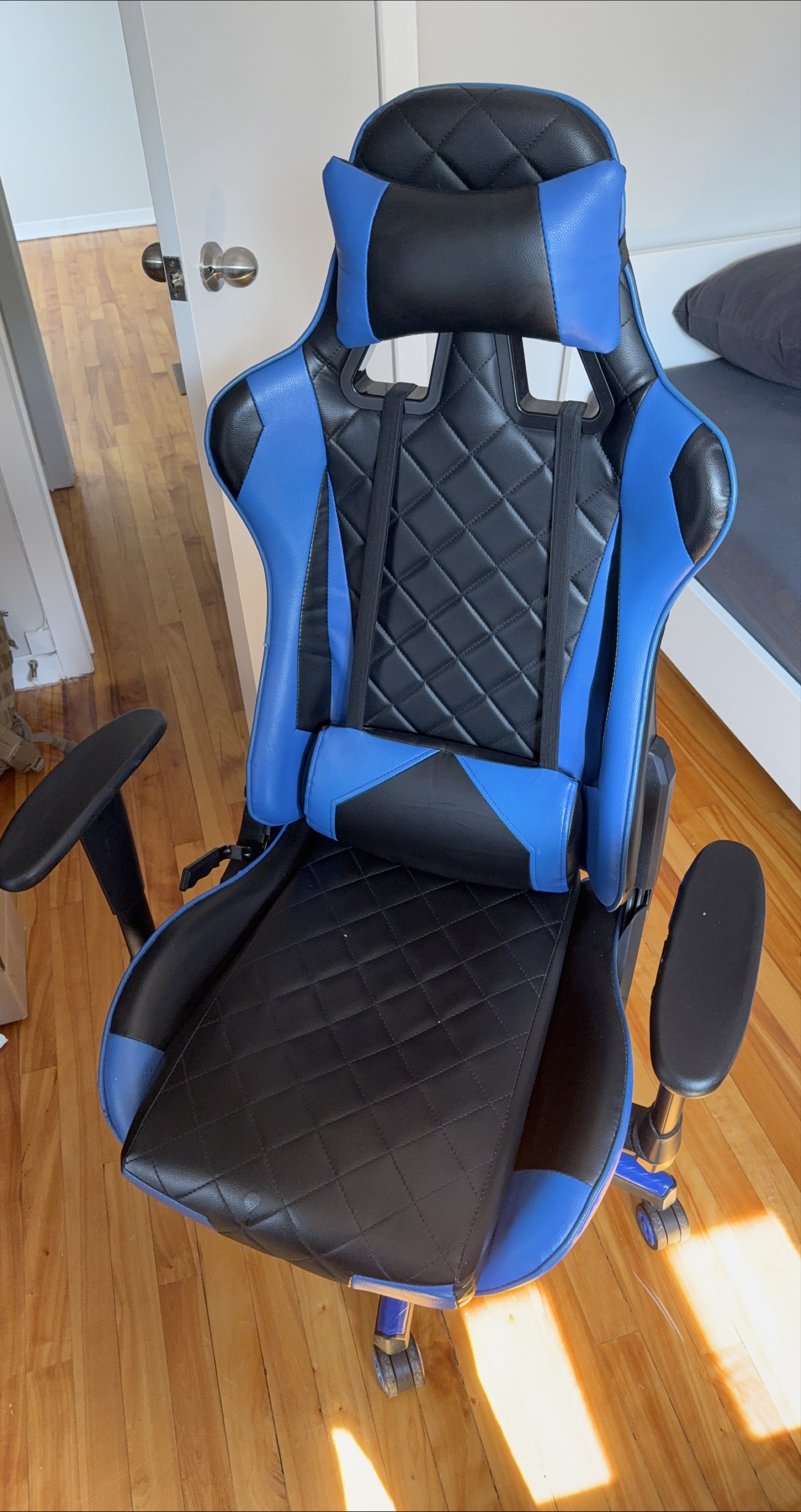 Blue & Black Gaming Chair thumbnail