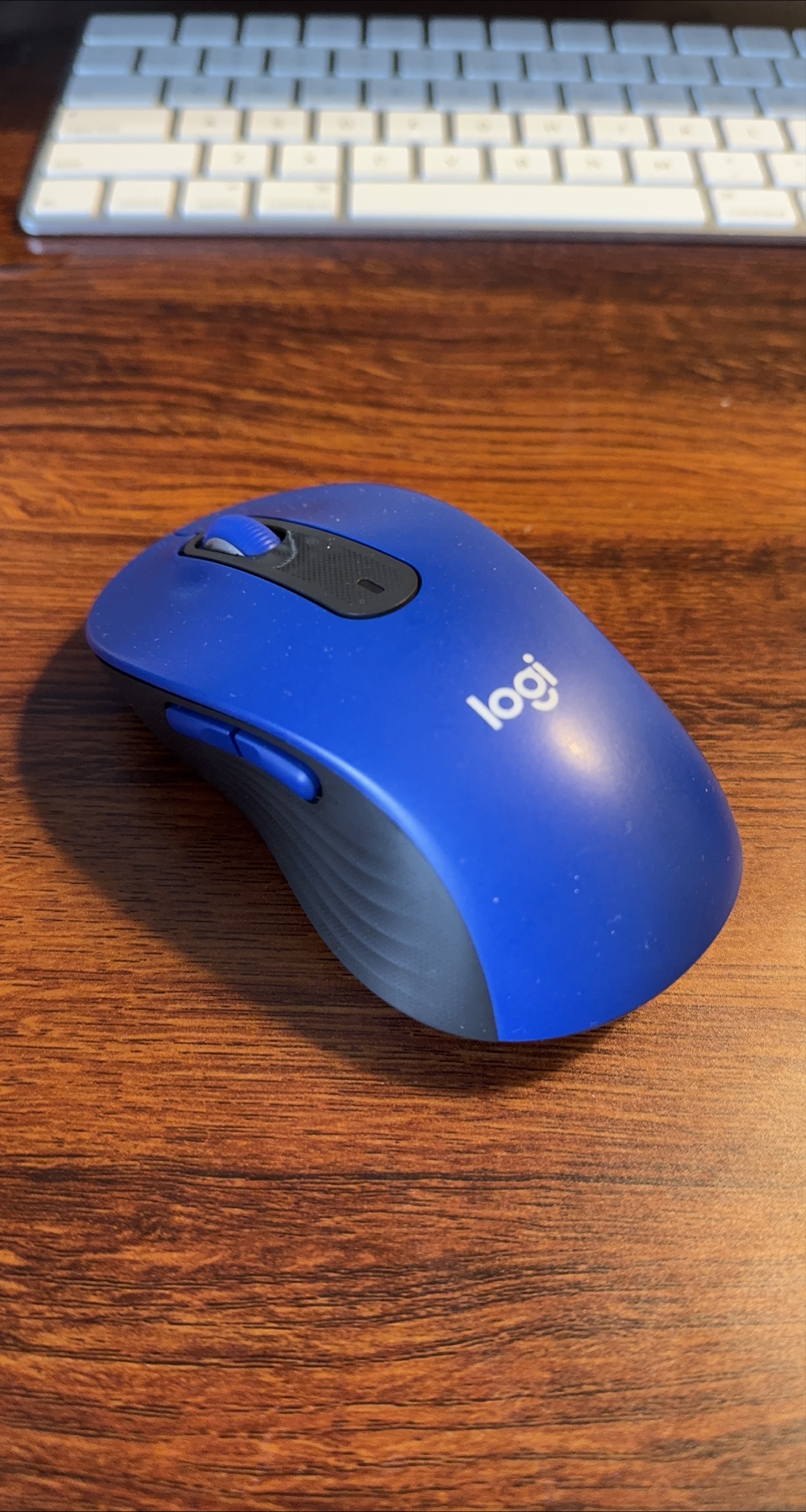 Logitech Blue Wireless Mouse thumbnail