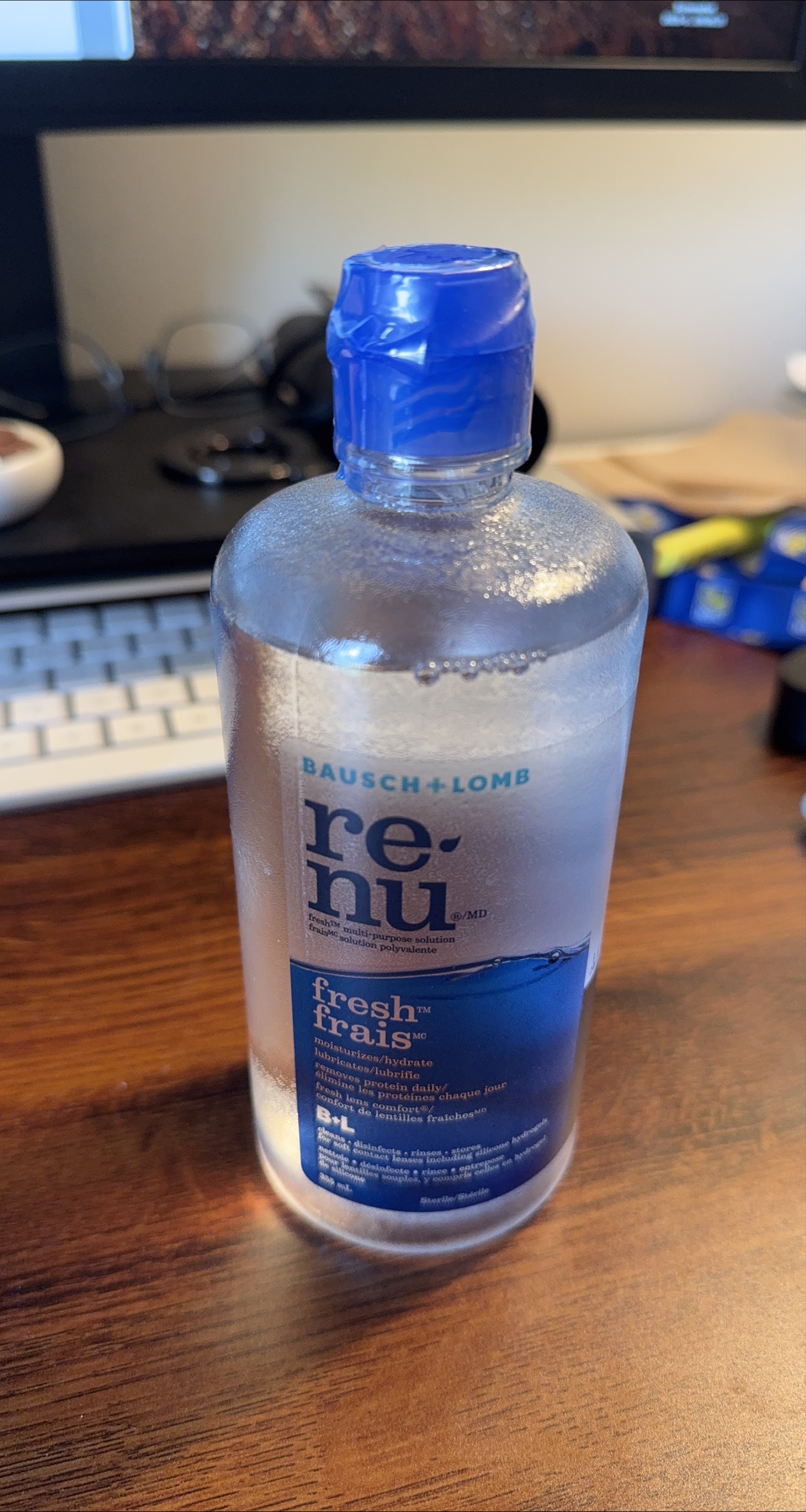 Bausch + Lomb re-nu fresh frais contact lens solution thumbnail