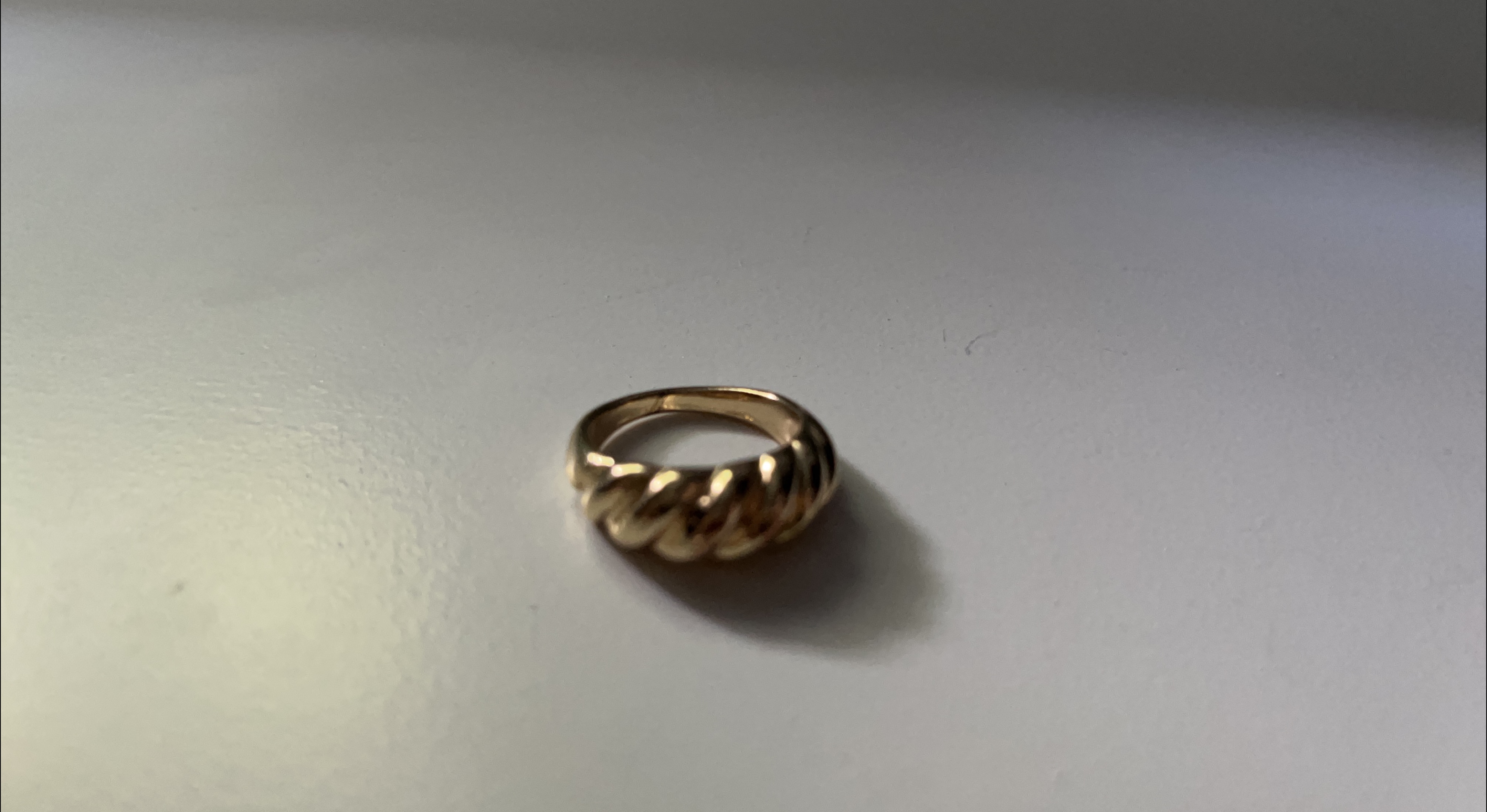 Gold Croissant Ring thumbnail