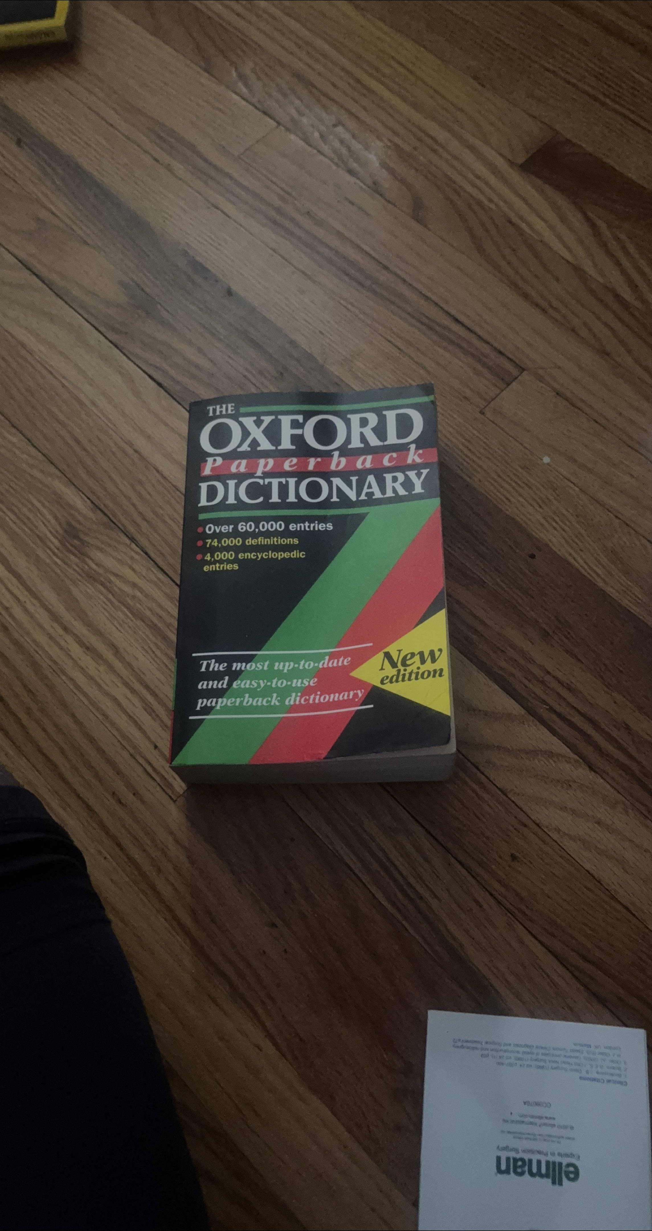 Oxford Paperback Dictionary - New Edition thumbnail