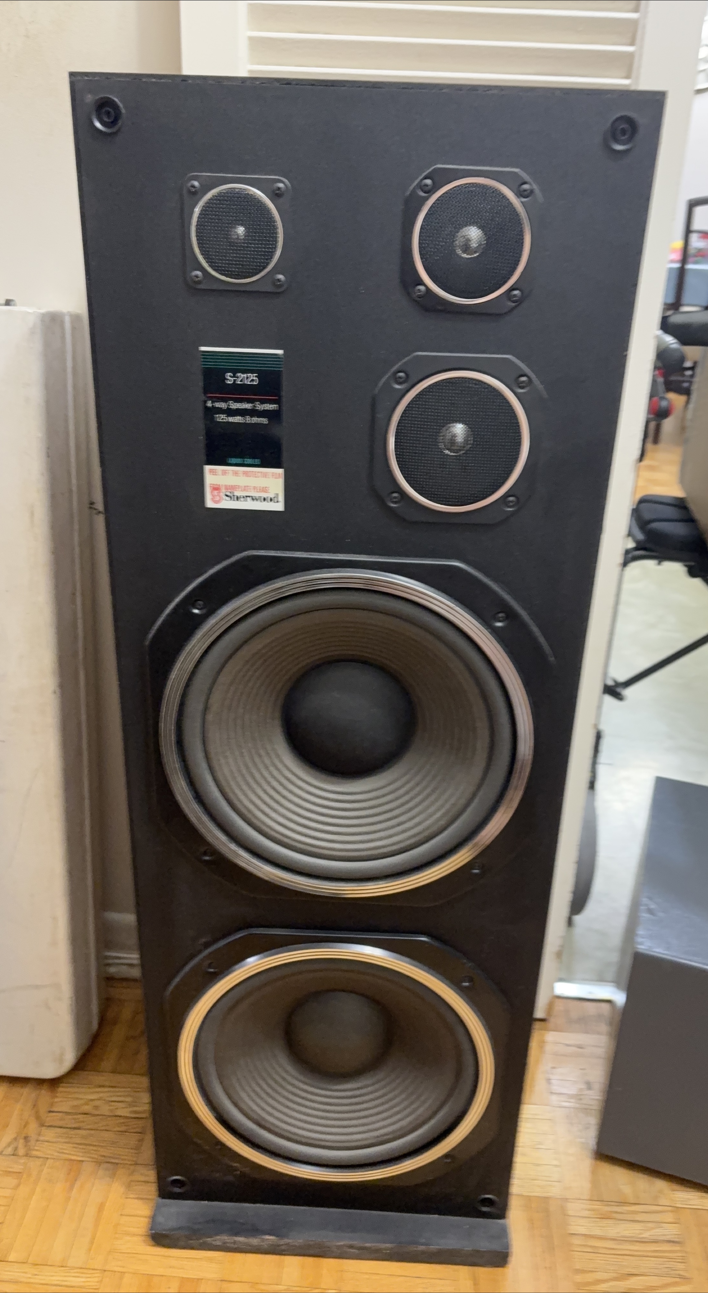 Sherwood S-2125 4-Way Speaker System thumbnail