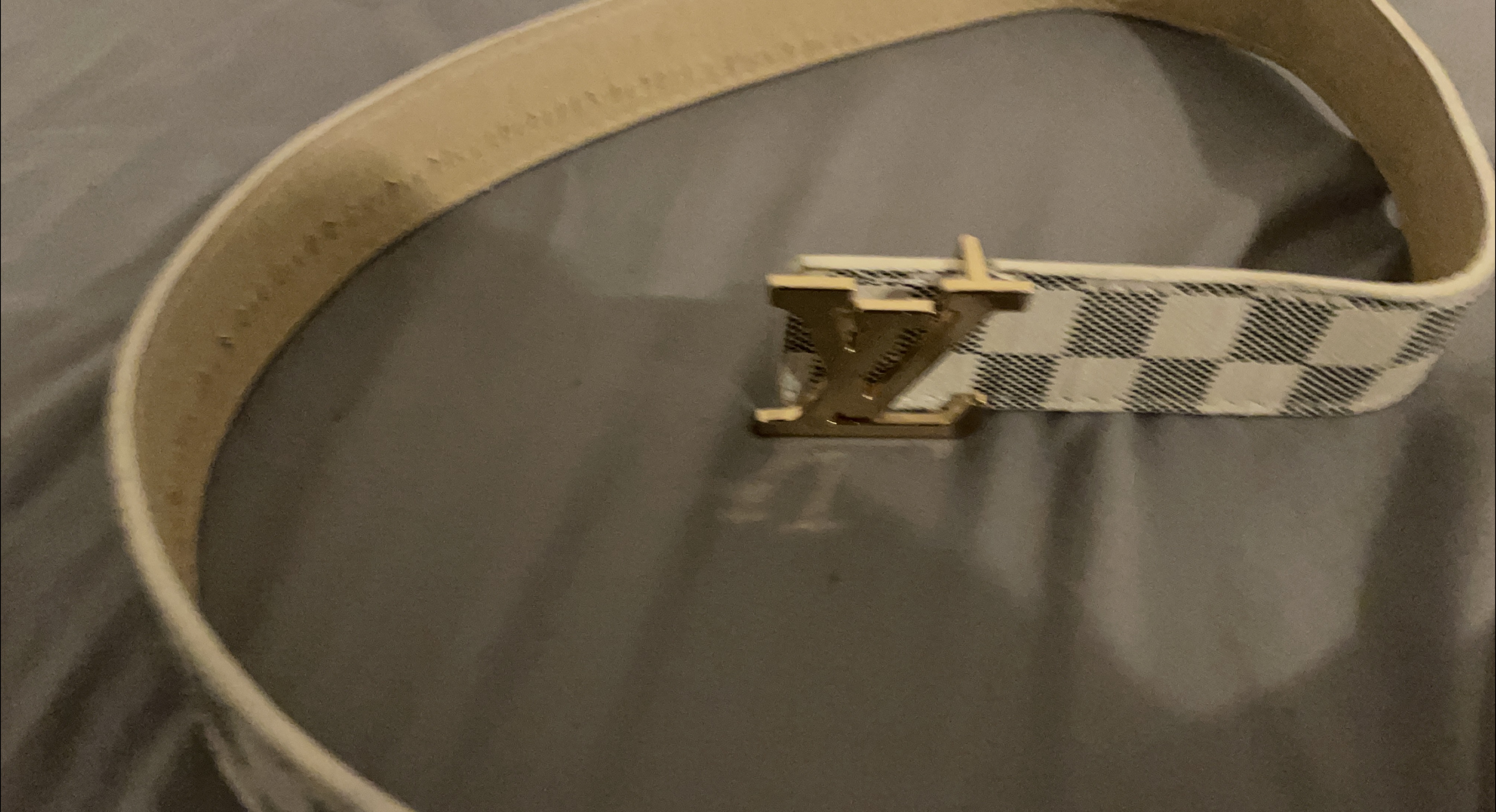 Louis Vuitton Damier Azur Belt thumbnail