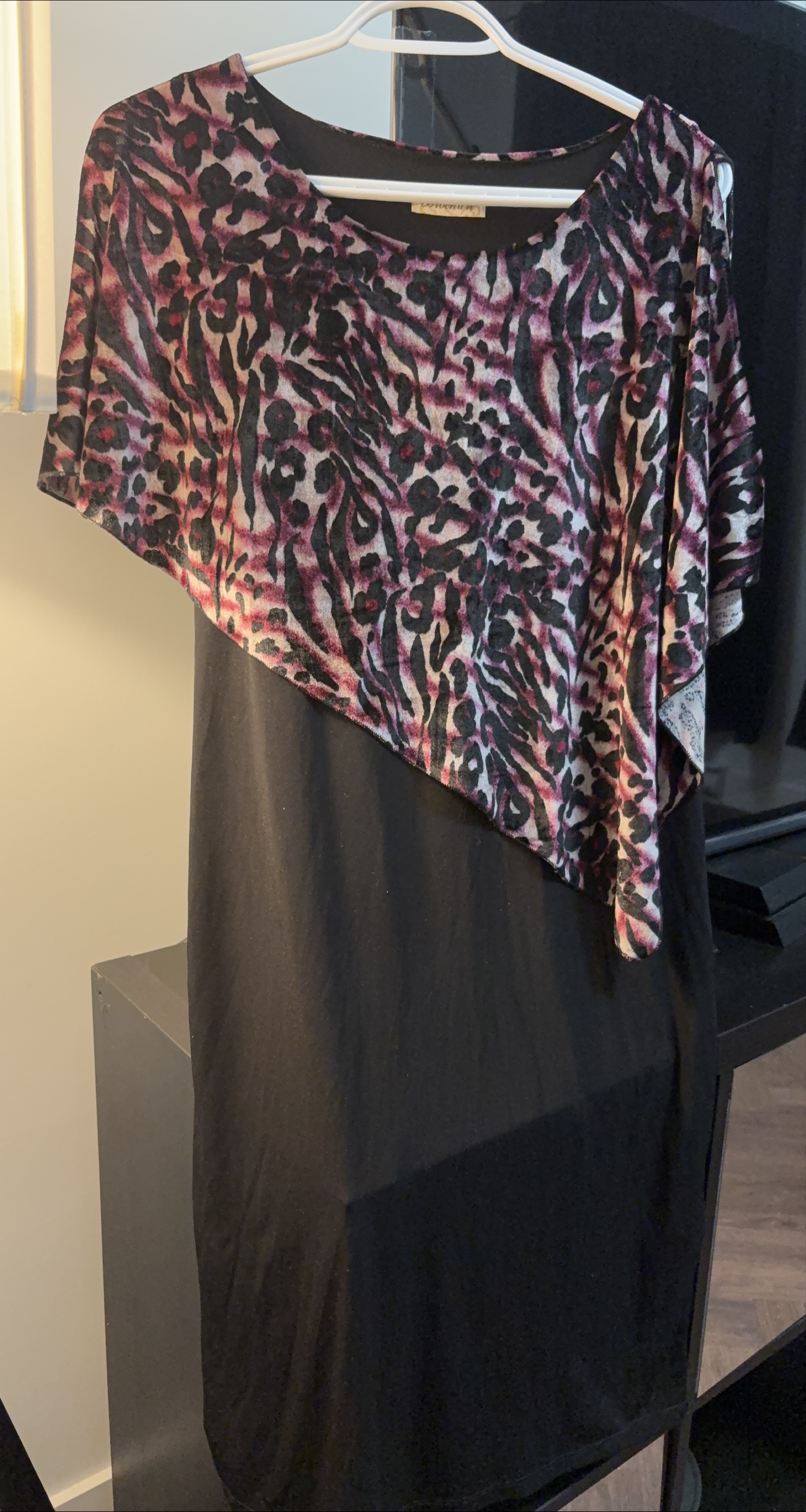 Sonoma Dress - Black & Animal Print thumbnail