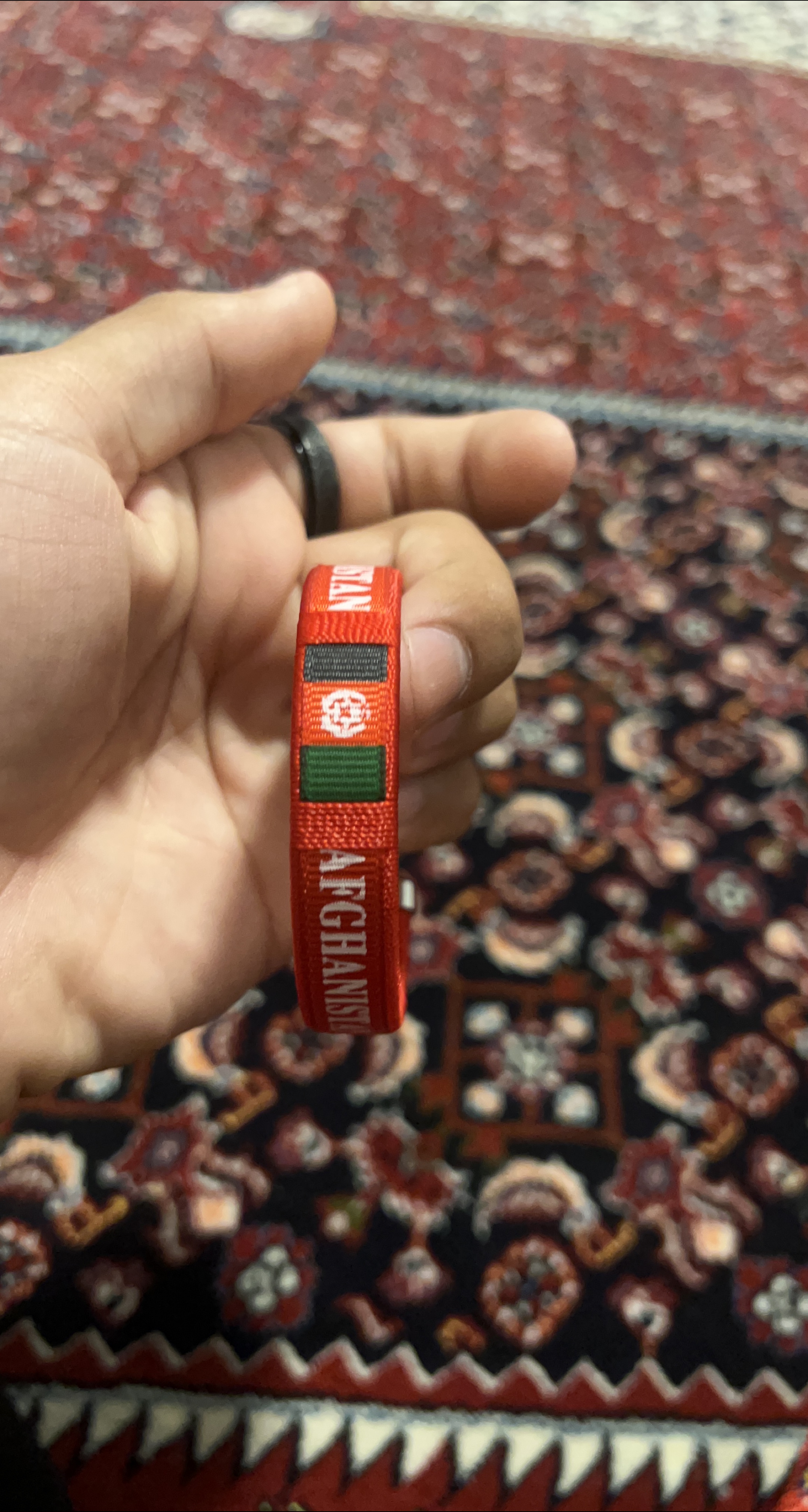 Afghanistan Flag Bracelet