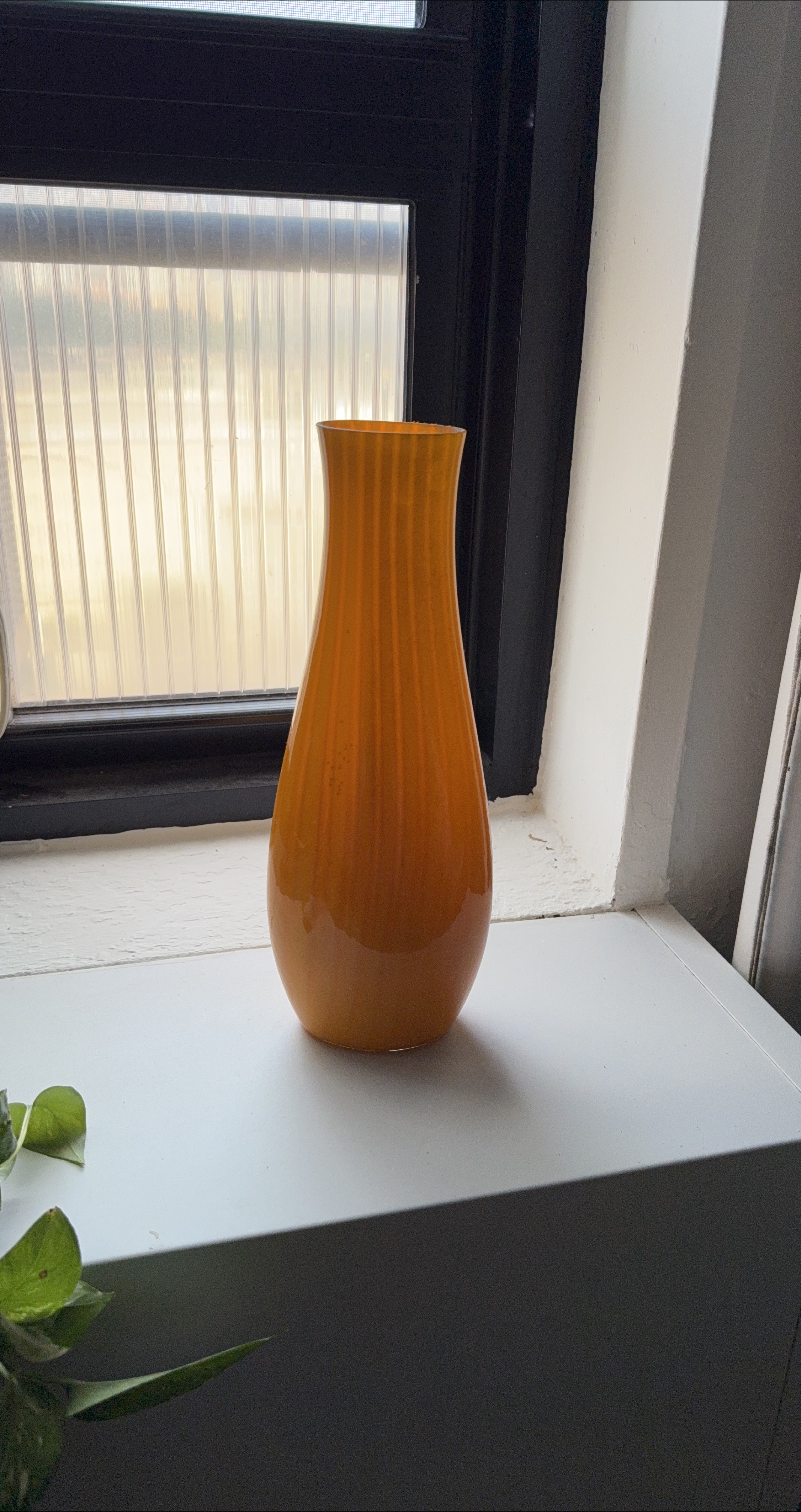 Orange Glass Vase thumbnail