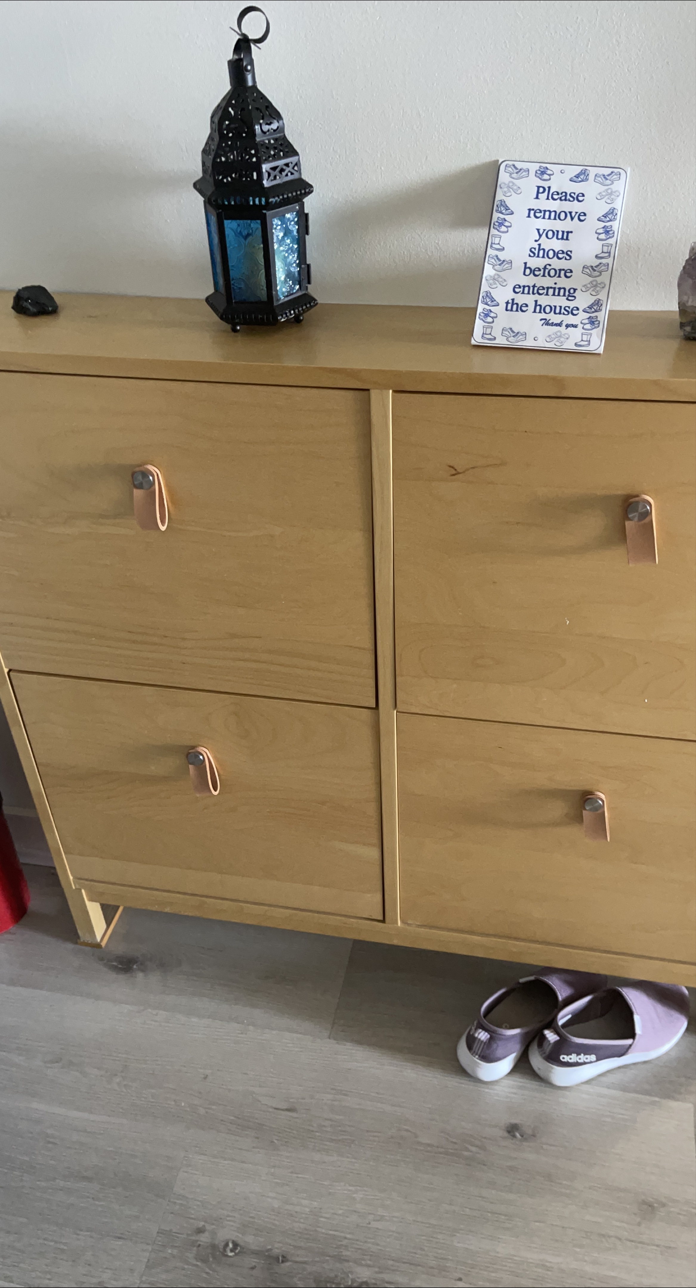 Wooden Dresser with 4 Drawers thumbnail