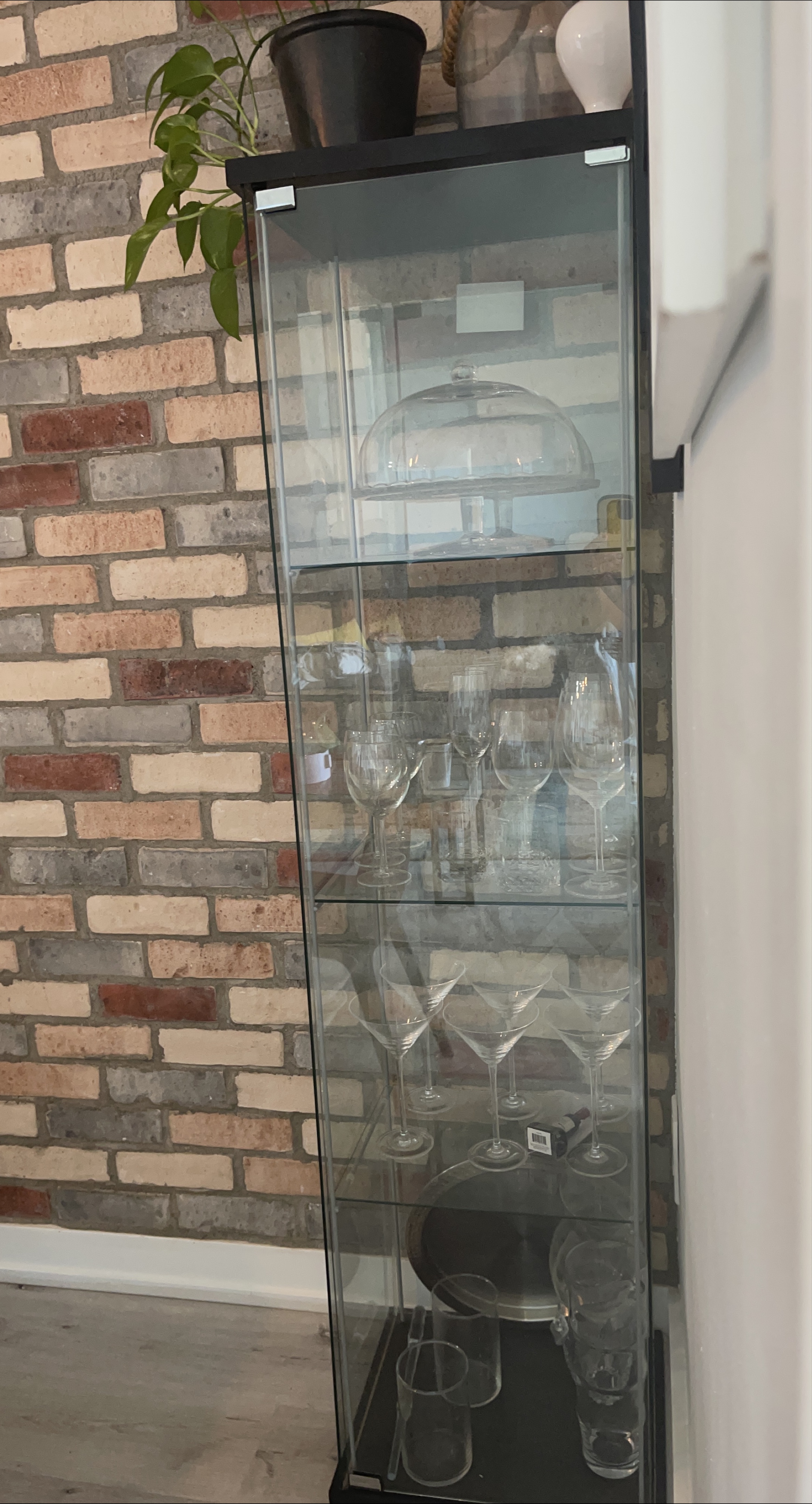 Black Glass Display Cabinet thumbnail