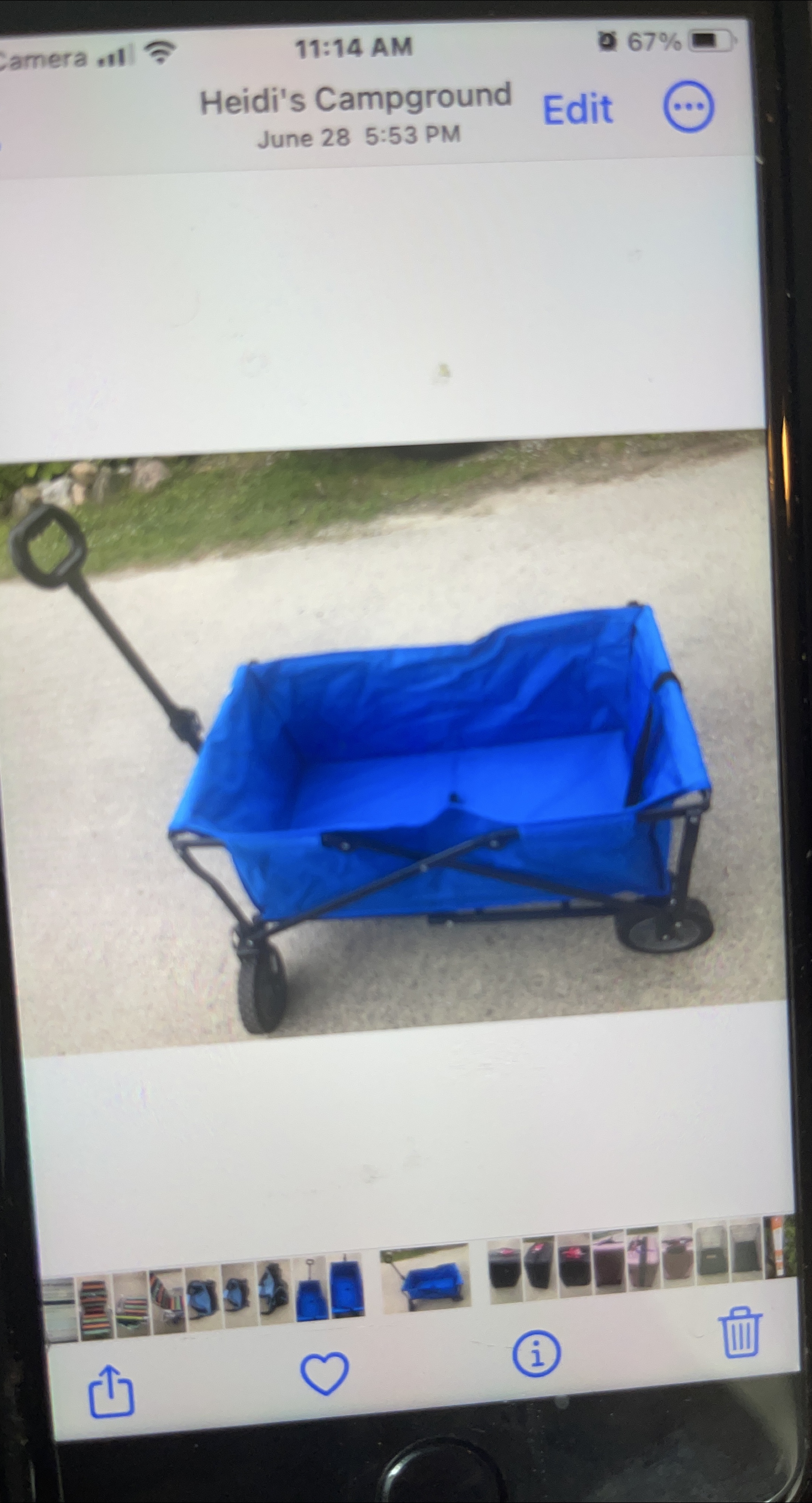Blue Folding Wagon thumbnail
