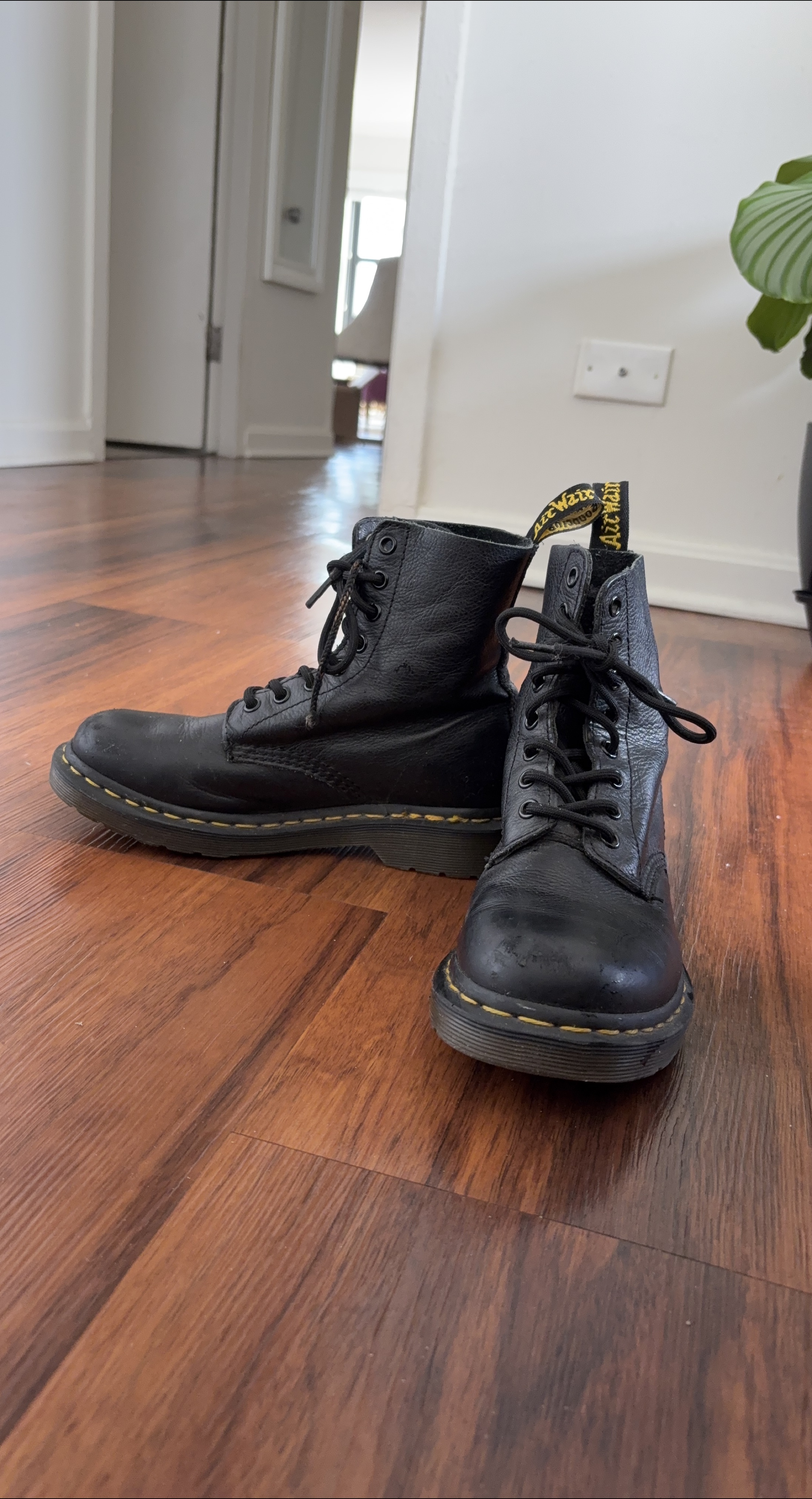 Dr. Martens 1460 Black Leather Boots thumbnail