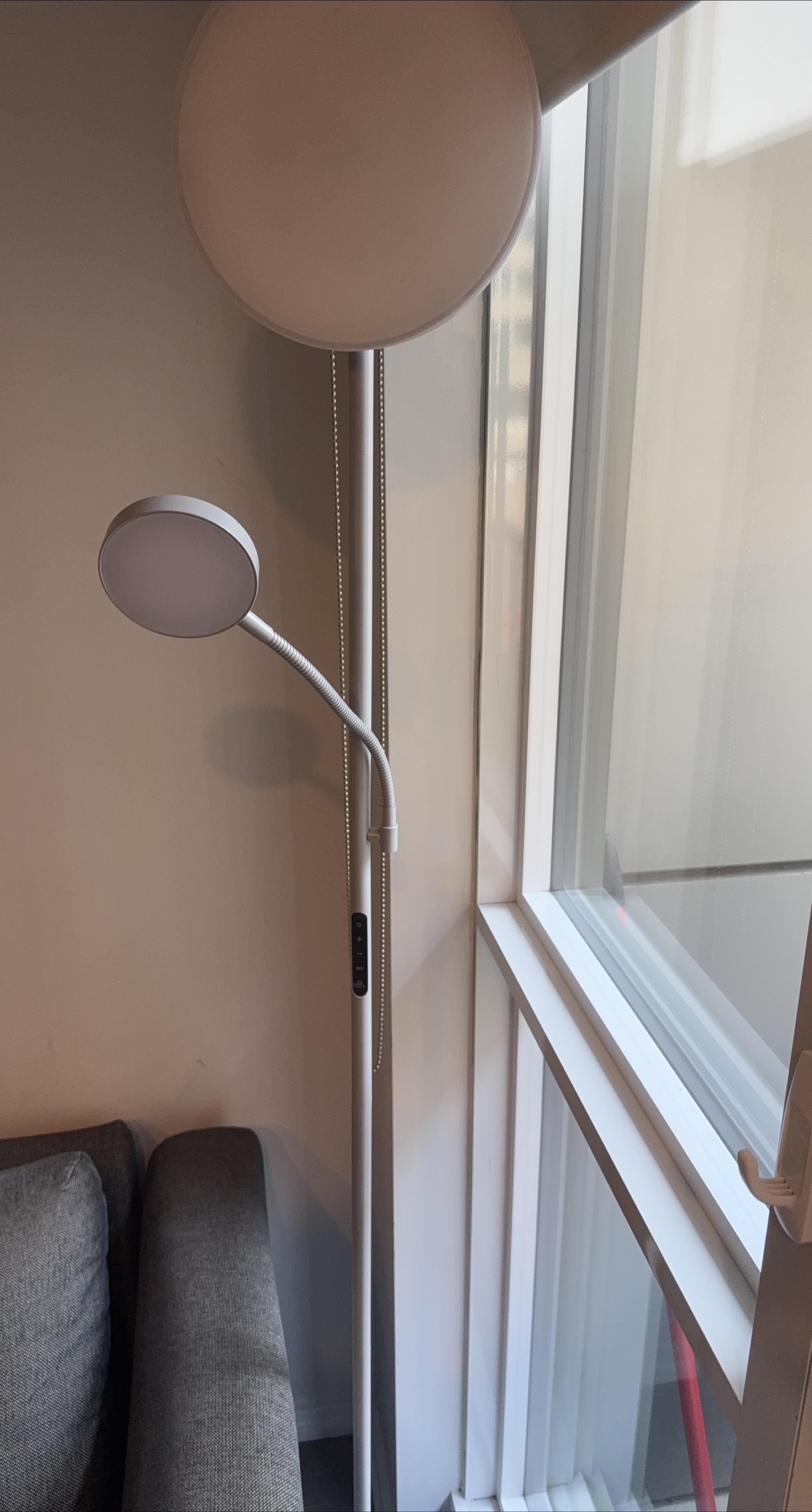 Modern Silver Floor Lamp thumbnail