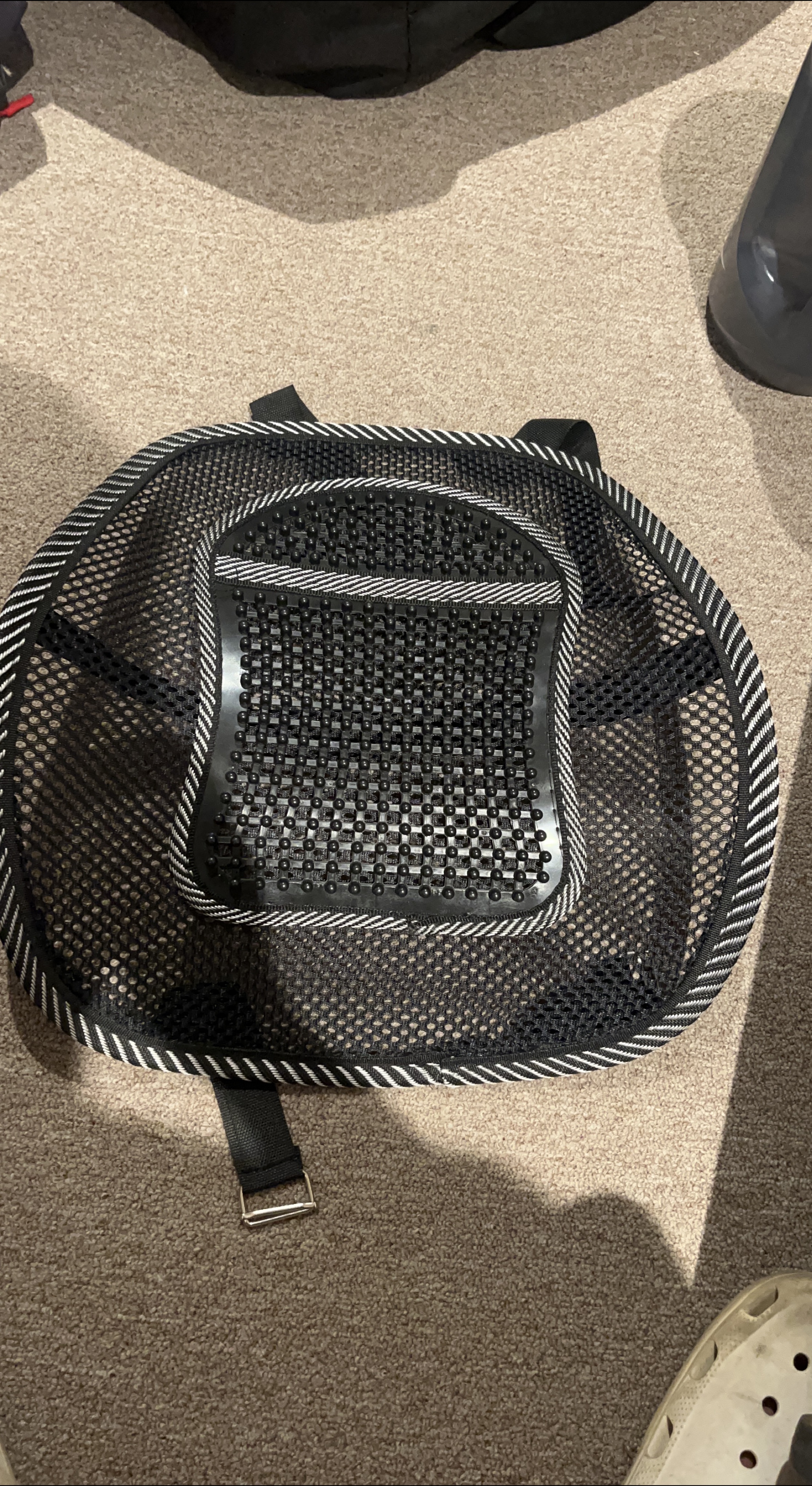 Black Mesh Back Support thumbnail