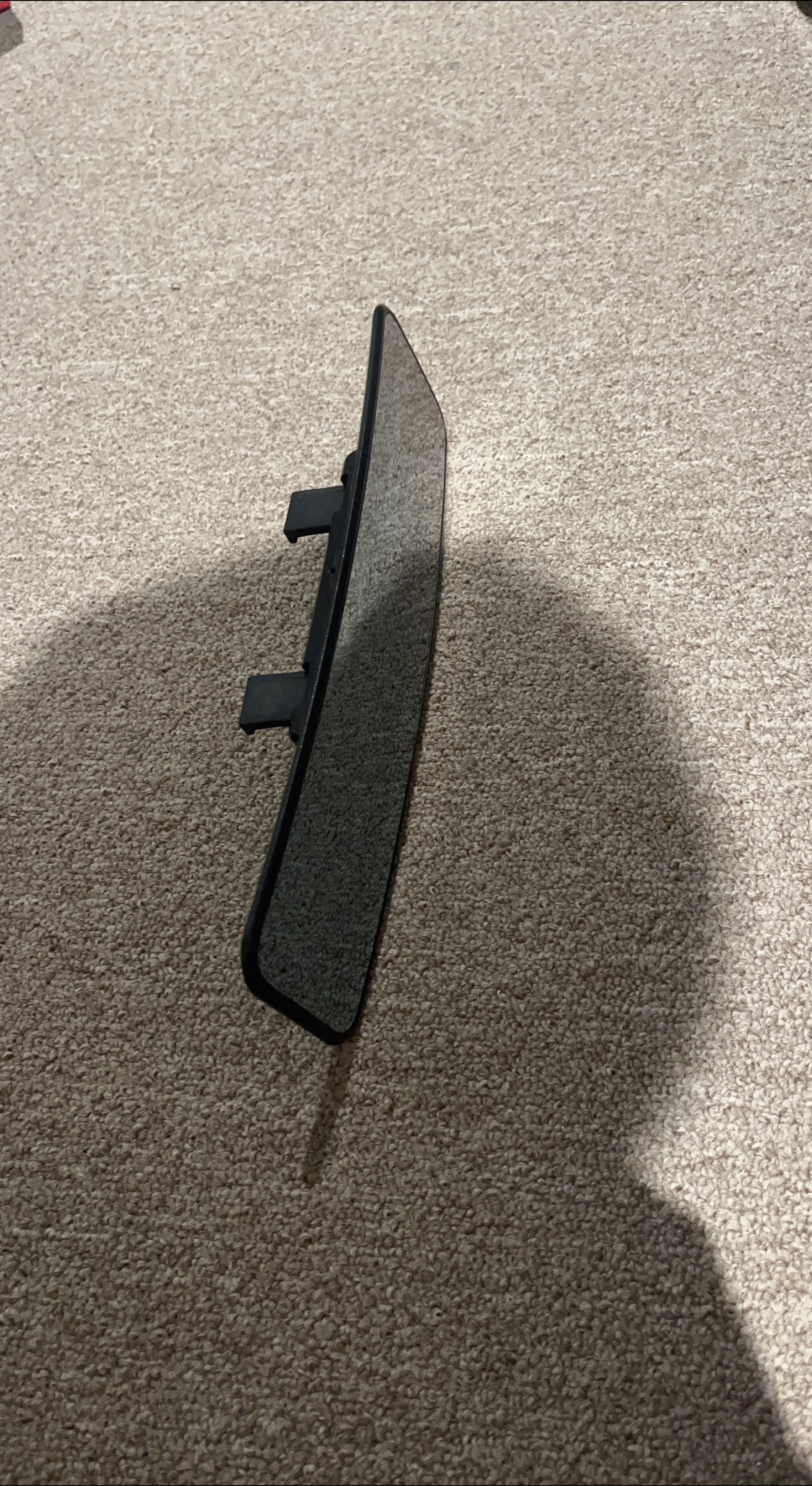 Car Rearview clip on Mirror - Black thumbnail