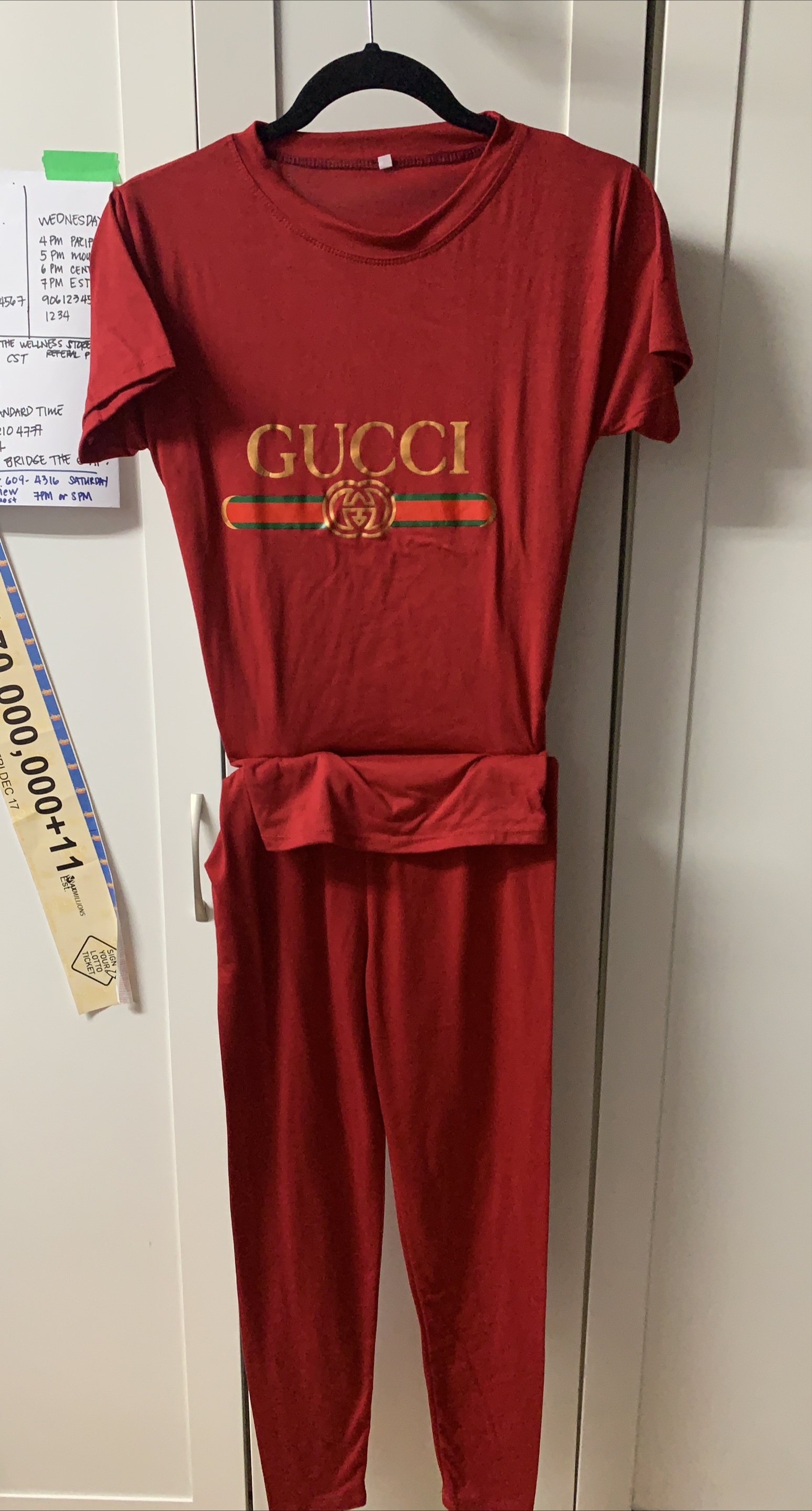 Gucci Red Lounge Set thumbnail