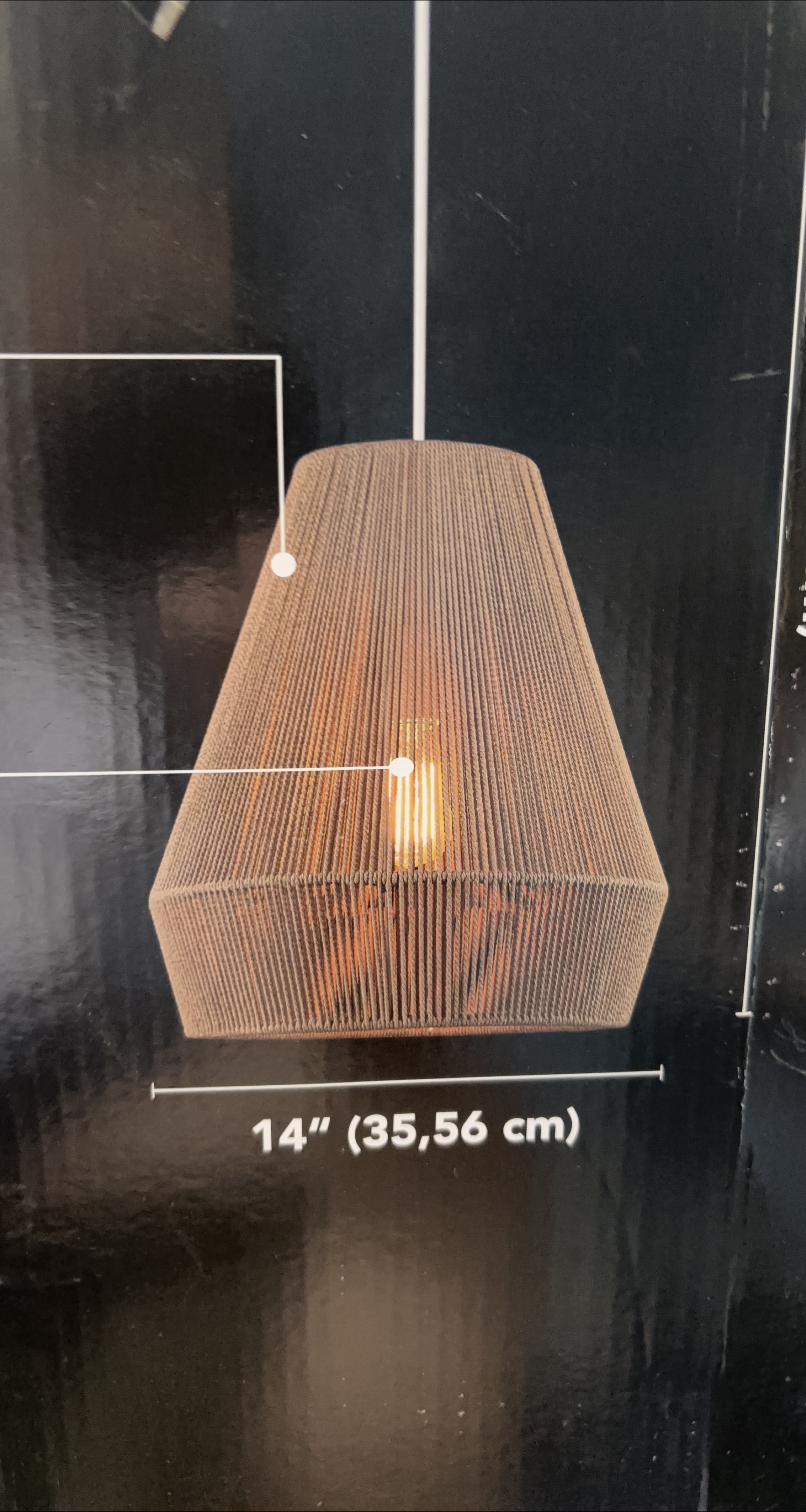 Globe Grant Pendant Light - 14 inch thumbnail