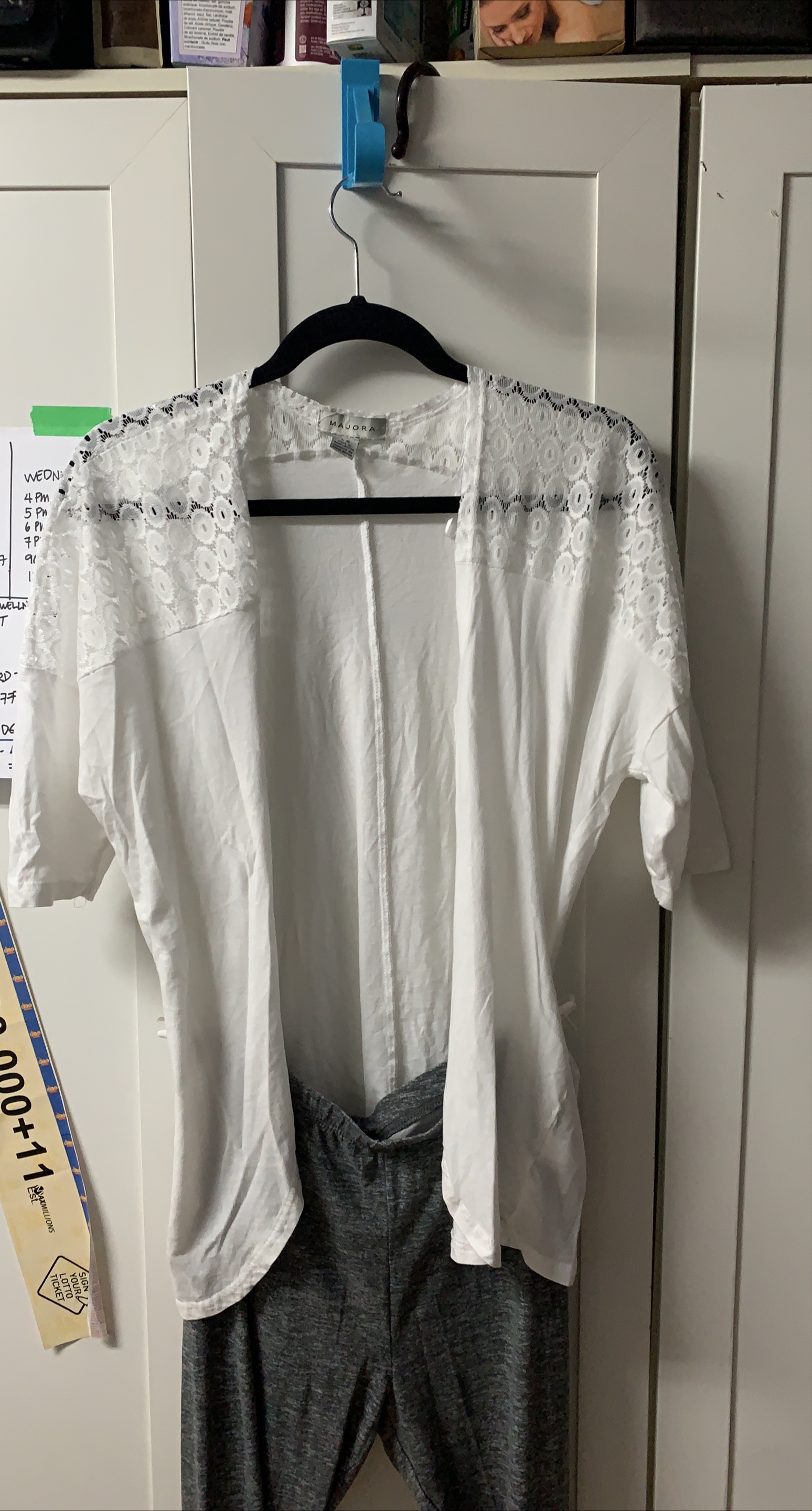 Majora White Lace Cardigan