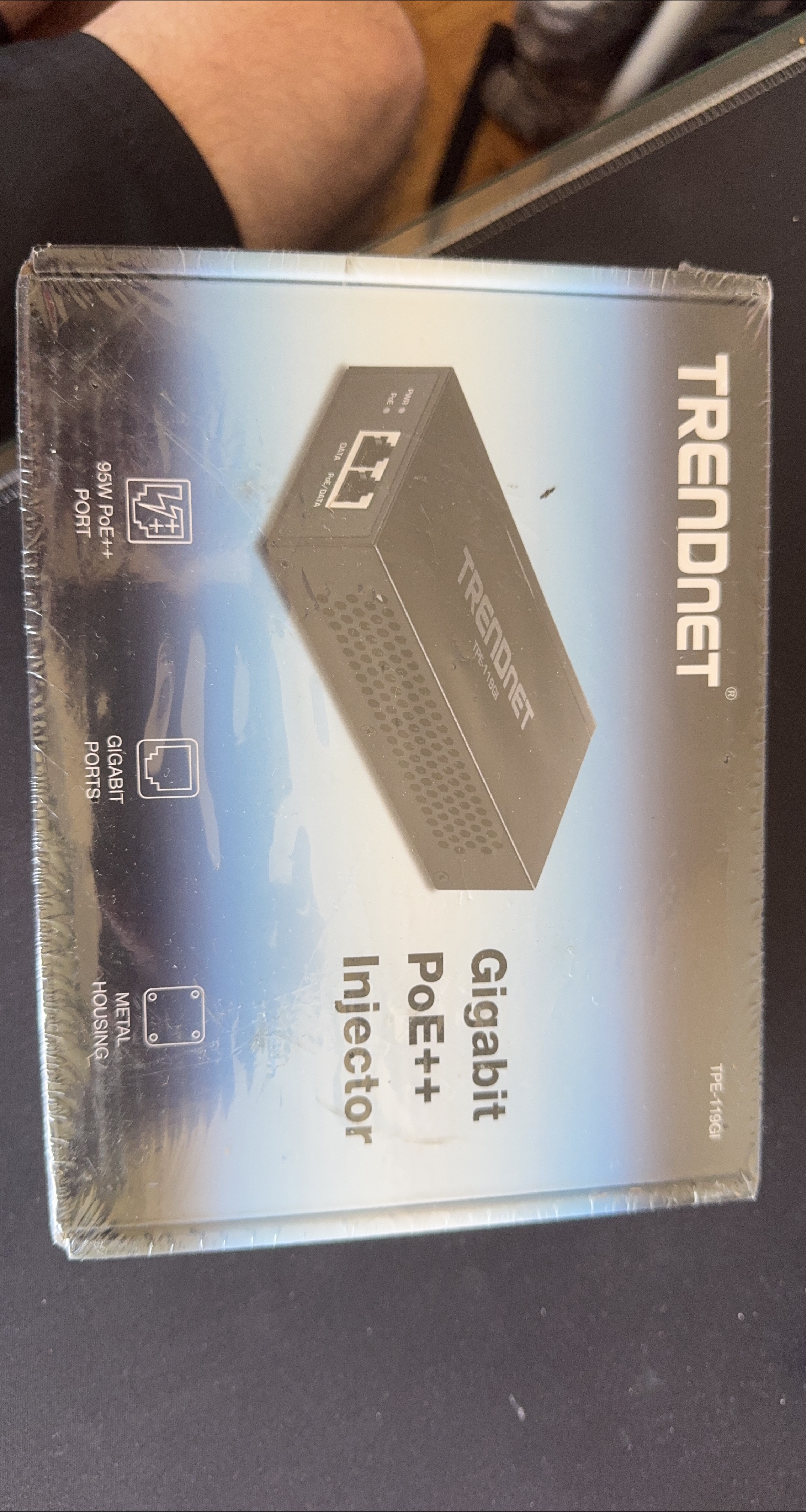 TRENDNET Gigabit PoE++ Injector TPE-119GI - New in Box thumbnail