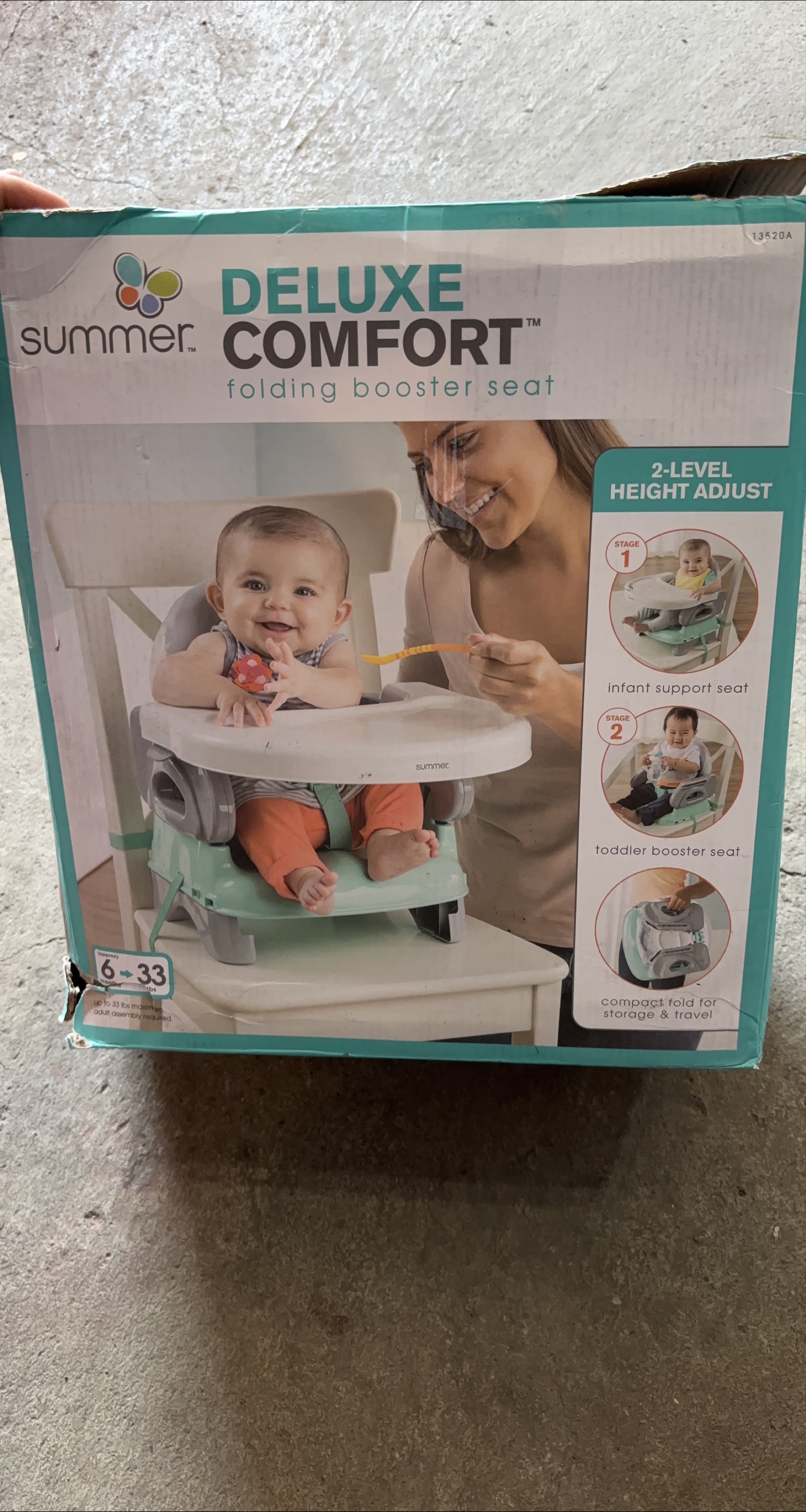 Summer Deluxe Comfort Folding Booster Seat (6-33 months) thumbnail