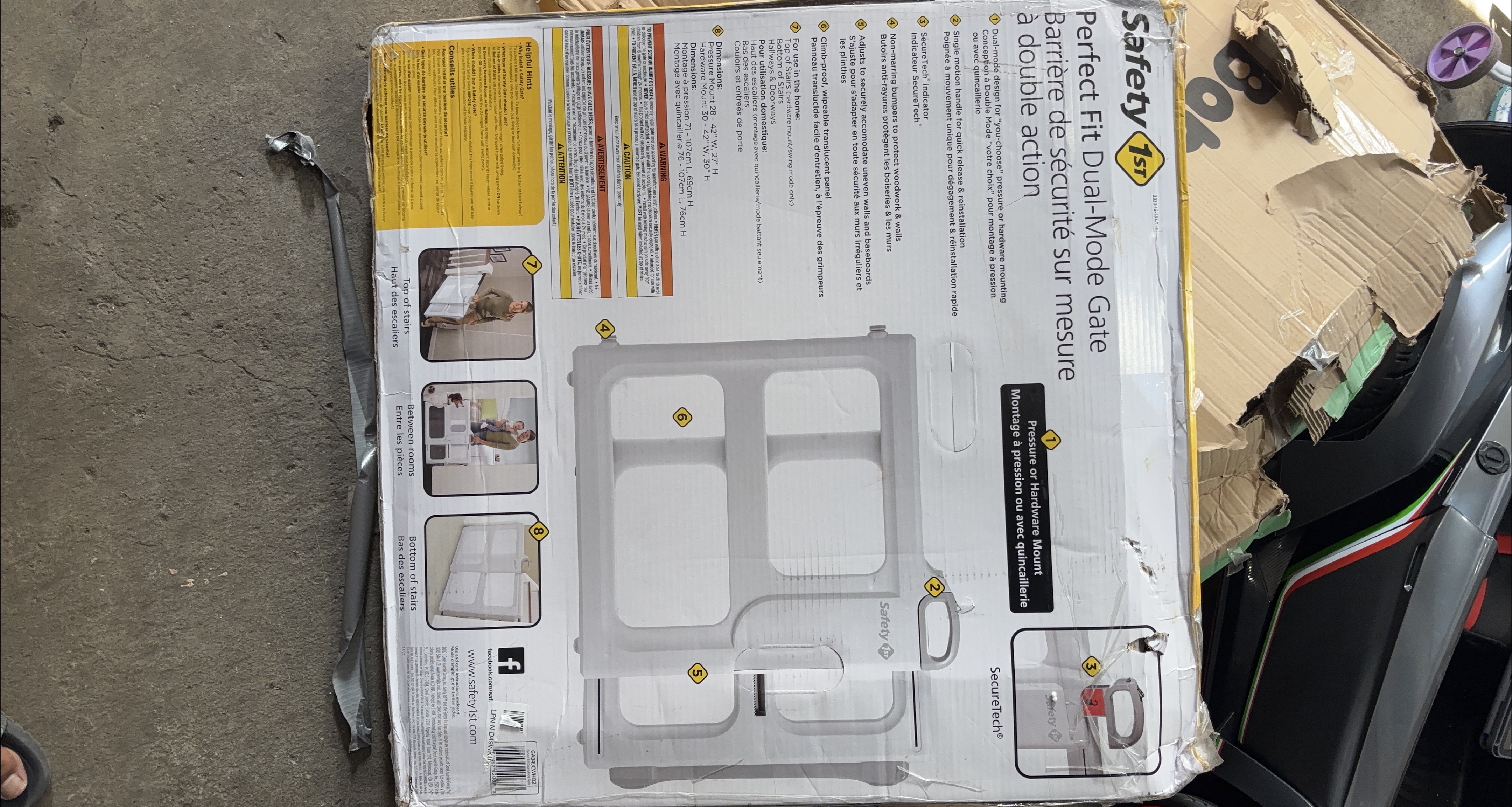 Safety 1st Perfect Fit Dual-Mode Gate thumbnail
