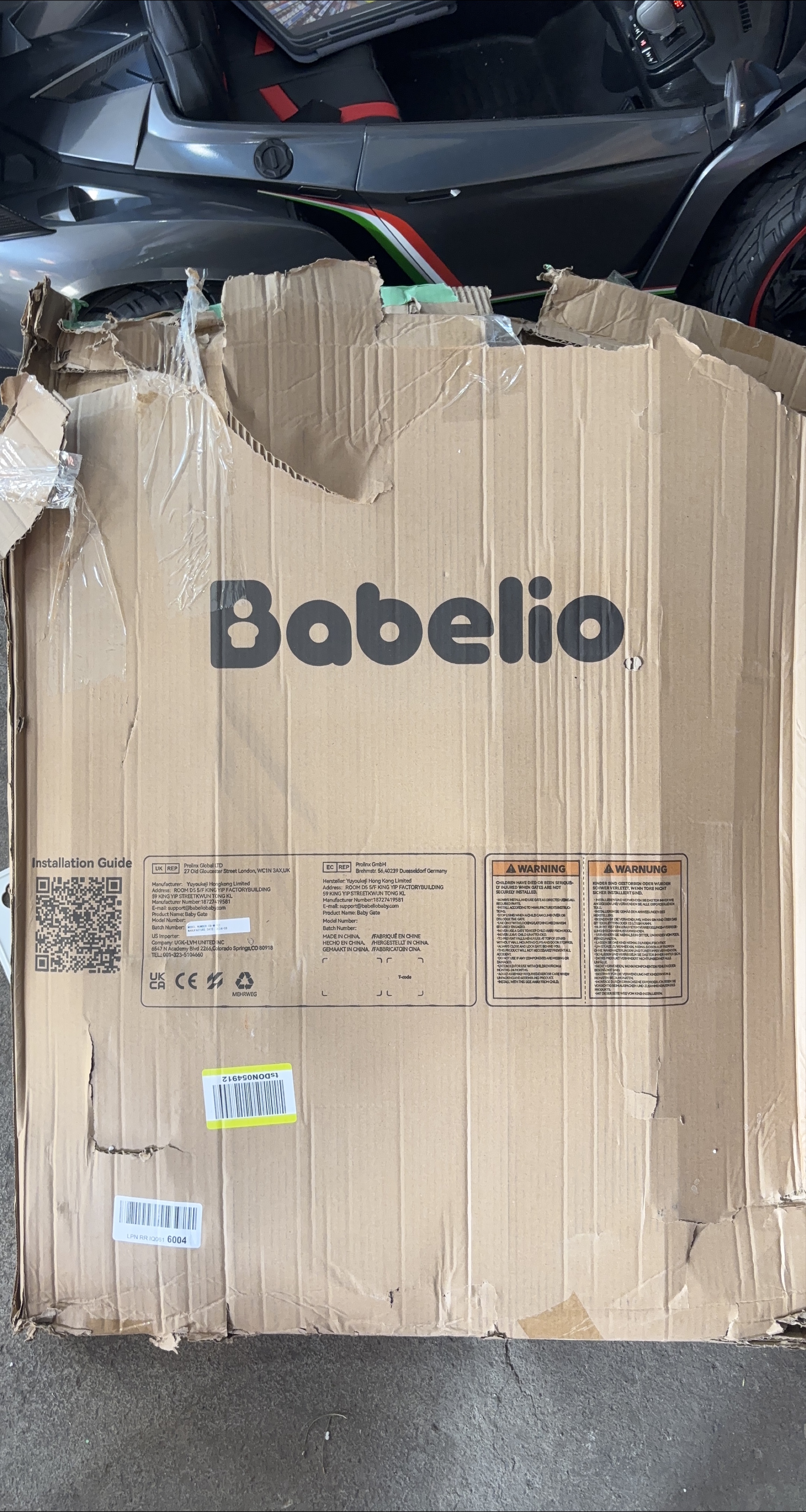 Babelio Baby/Pet Safety Gate - 26-43 inch thumbnail