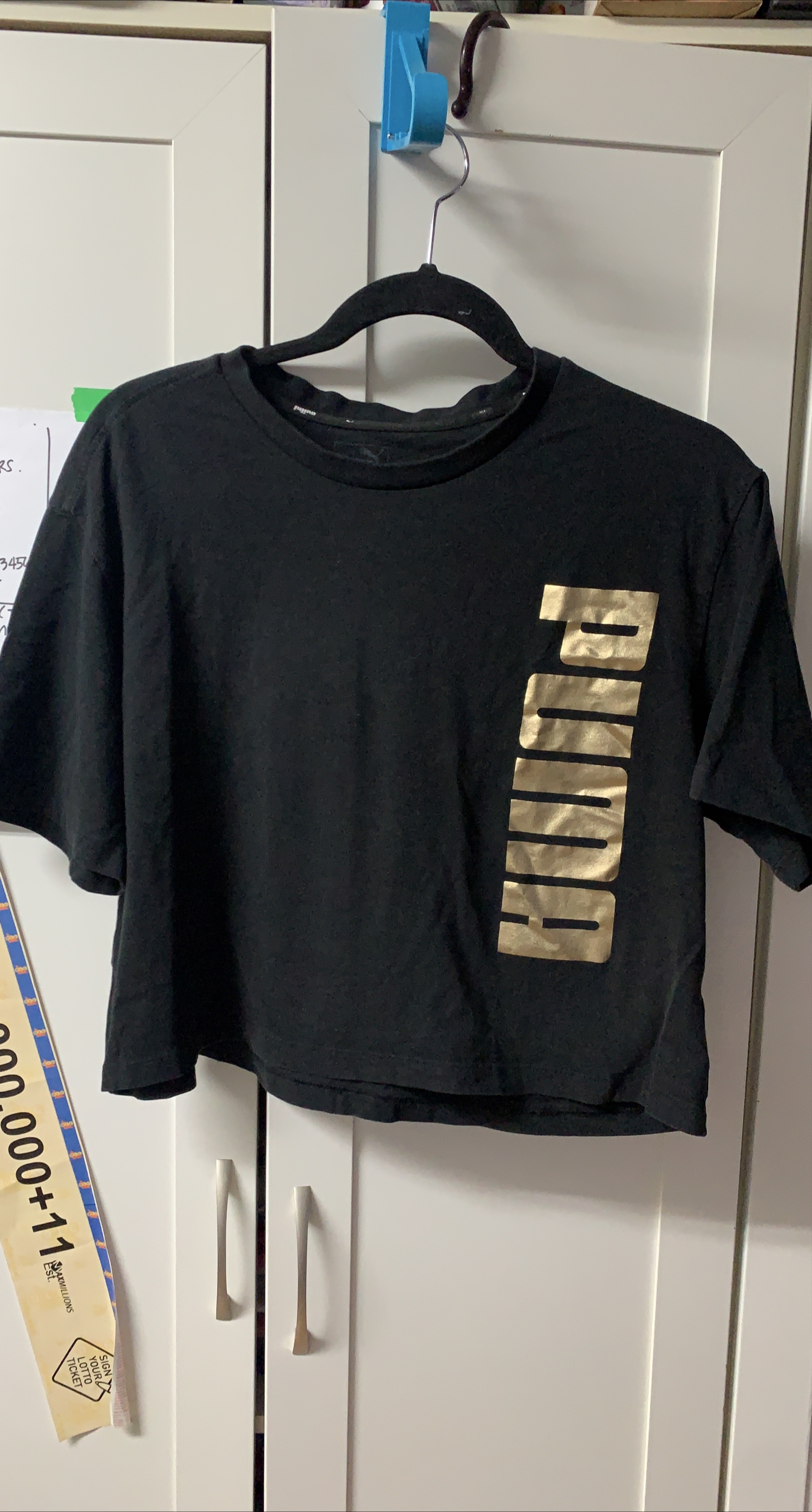 Puma Black Crop Top thumbnail