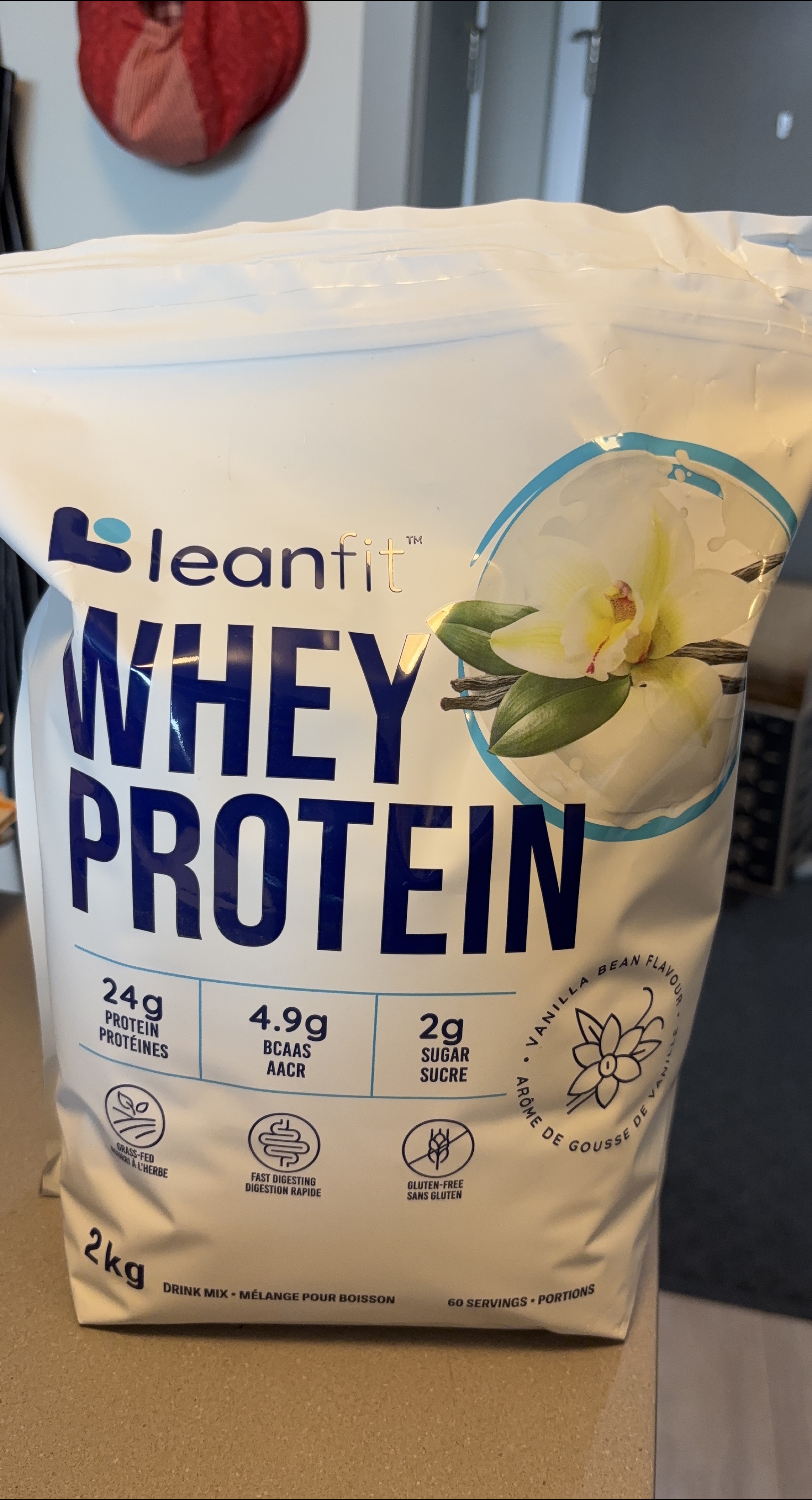 Leanfit Whey Protein - Vanilla Bean, 2kg thumbnail