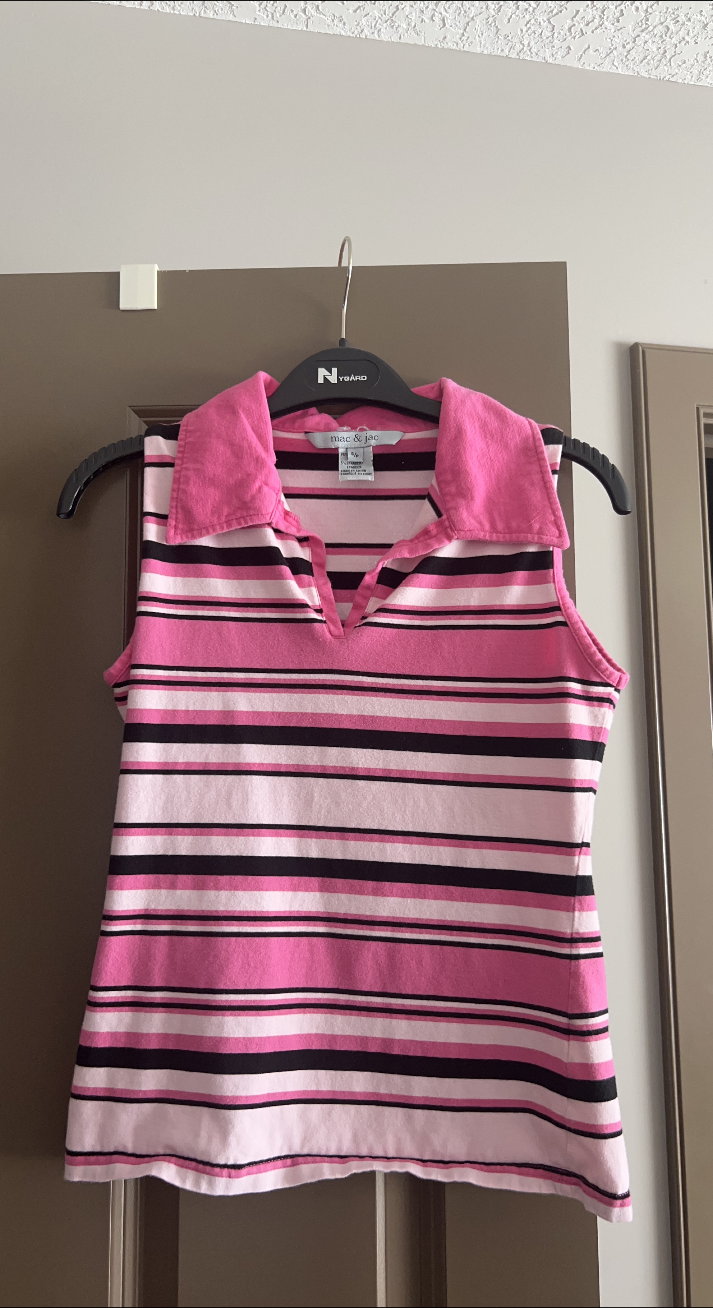 Mac & Jac Striped Sleeveless Top - Size S image indicator(1)