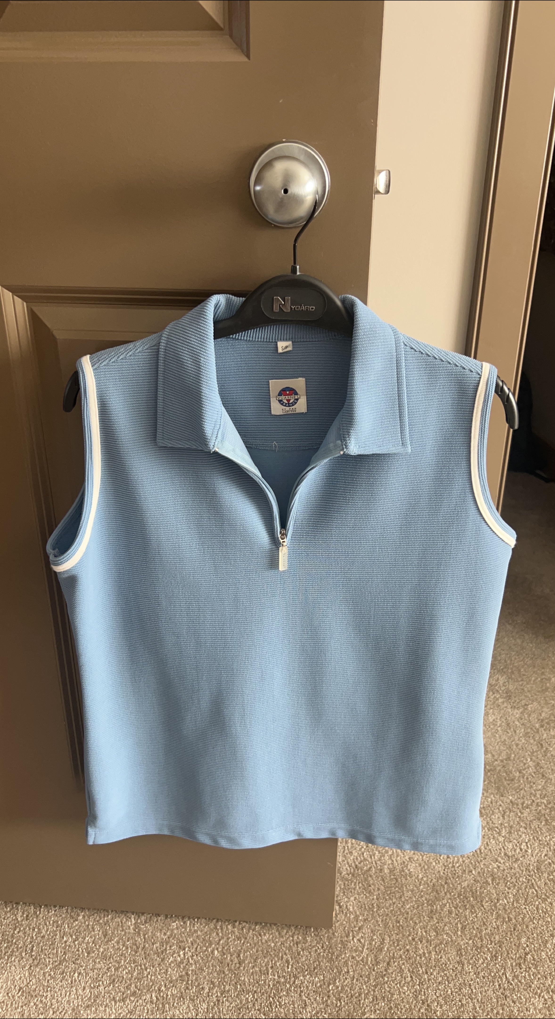 Vuarnet Light Blue Sleeveless Top Size S/P