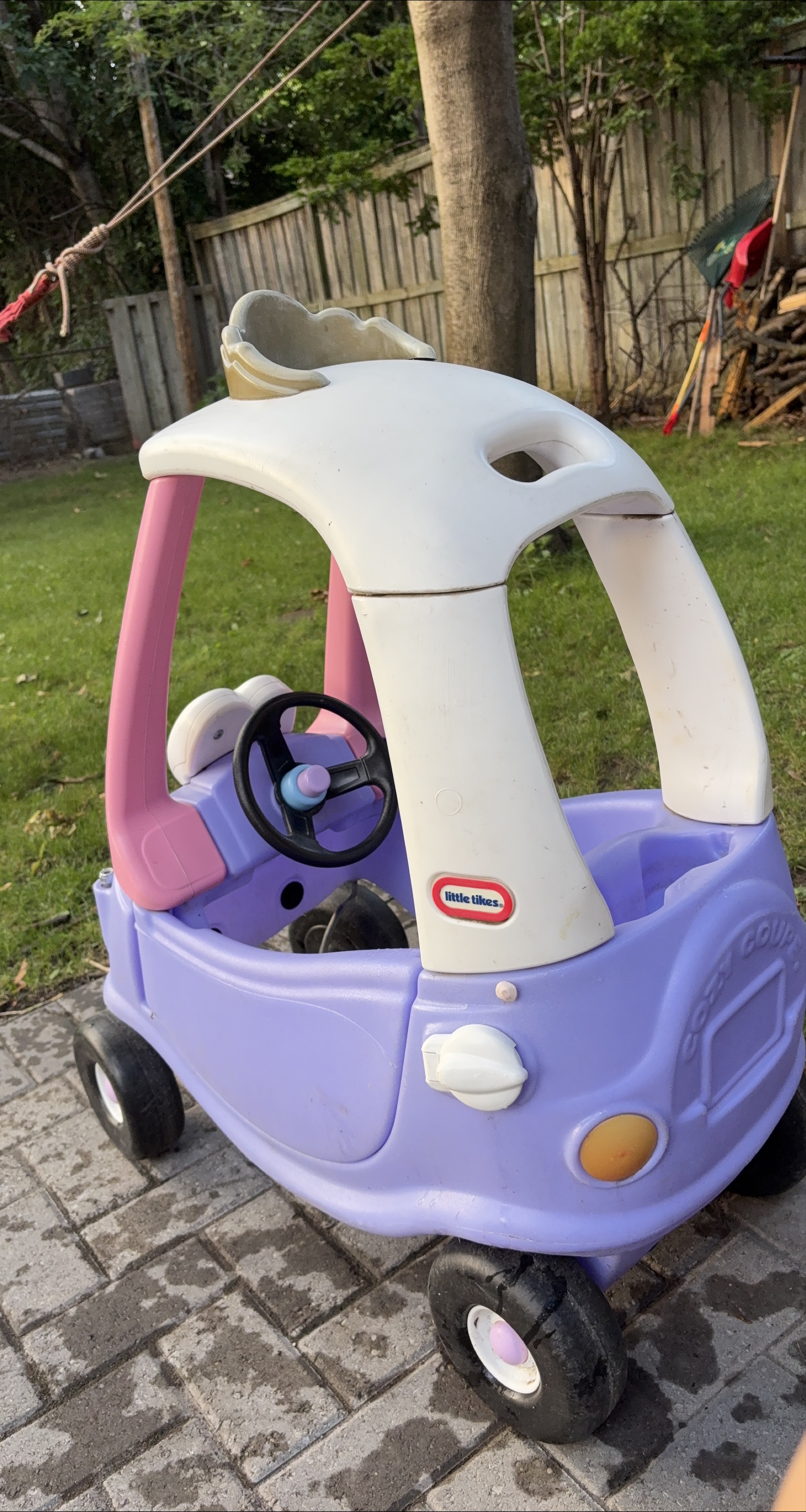 Little Tikes Cozy Coupe - Purple & Pink thumbnail
