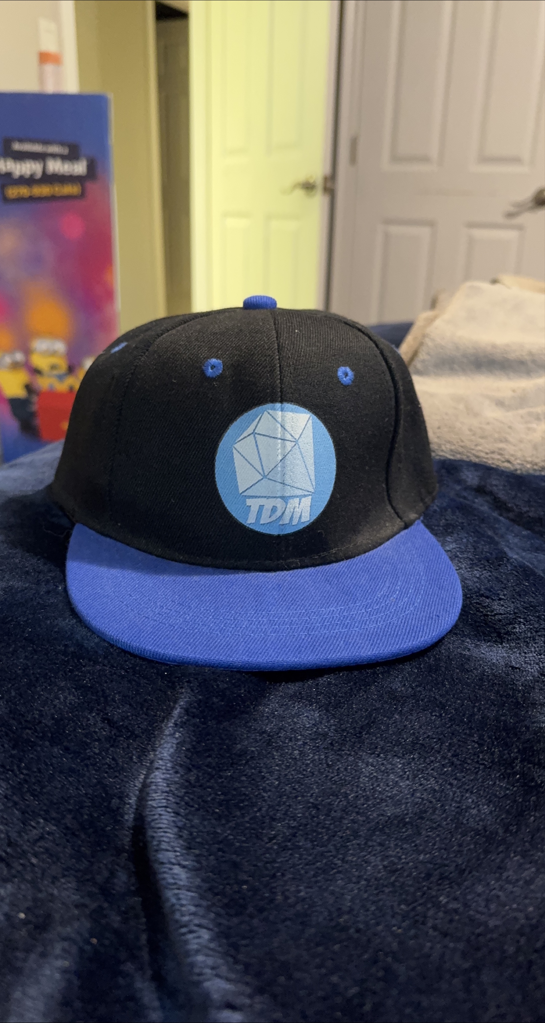 (Never Worn) TDM Black & Blue Baseball Cap (kids size) thumbnail