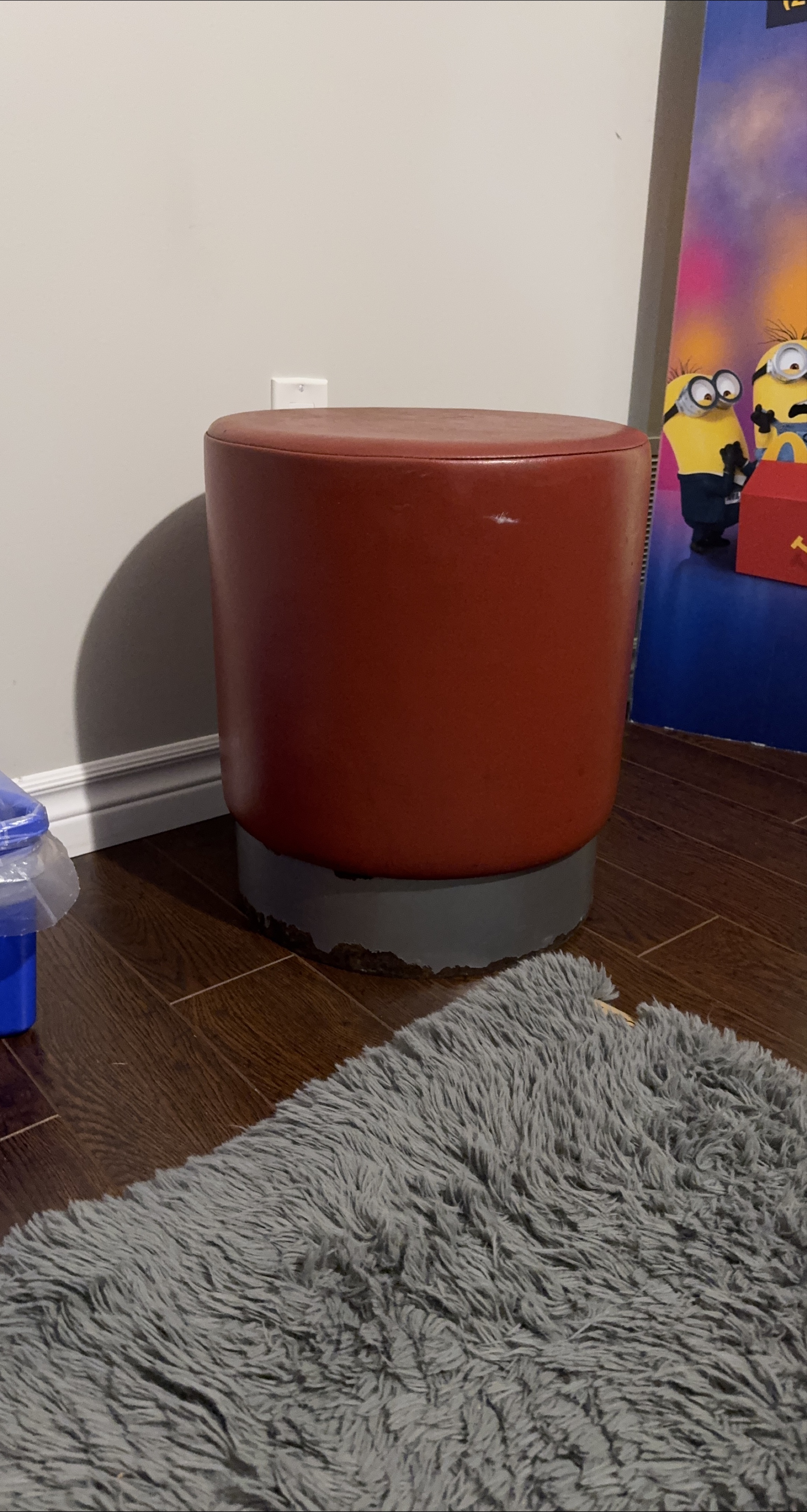 Red Round stool thumbnail