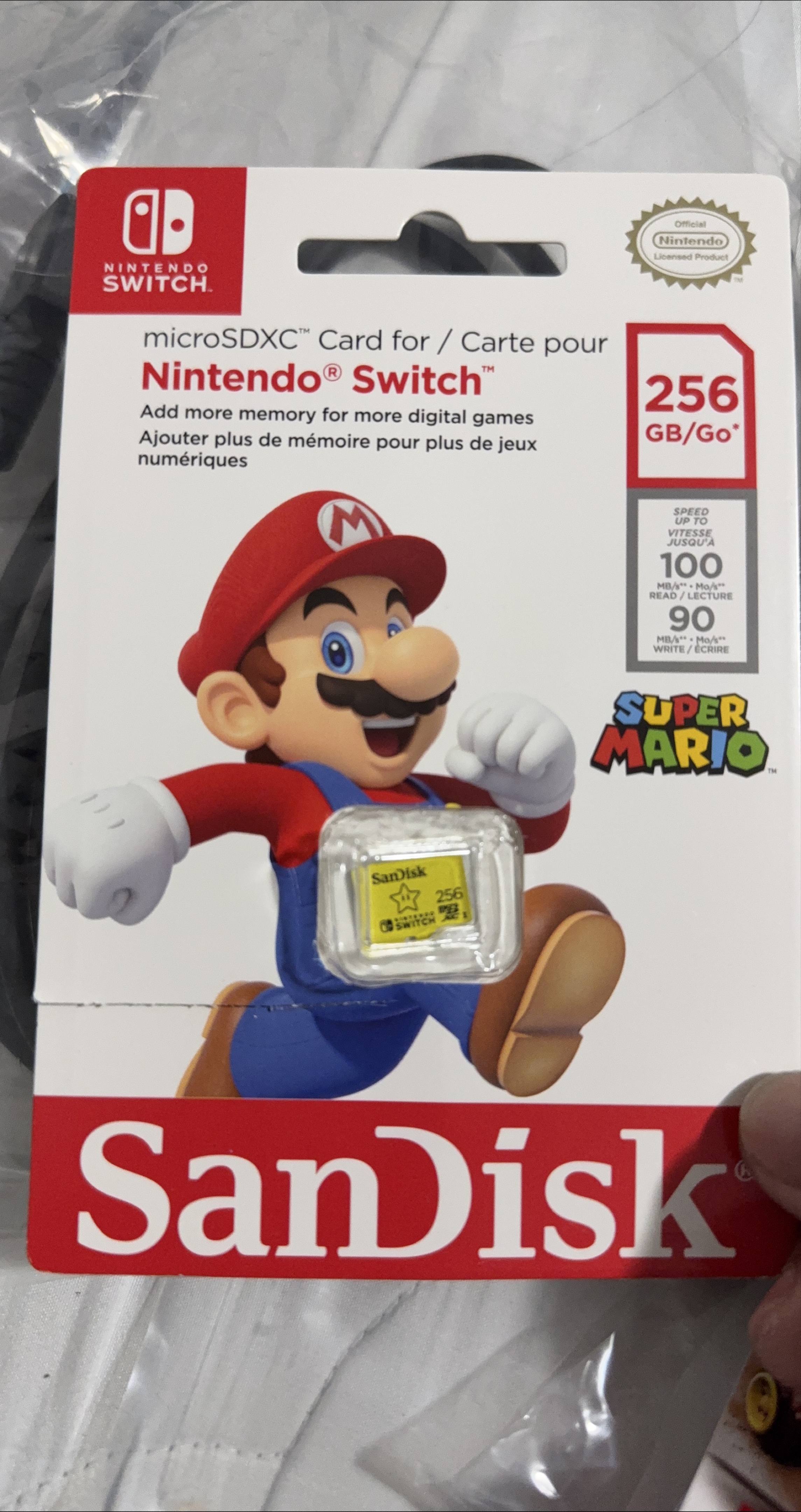 SanDisk 256GB MicroSD for Nintendo Switch thumbnail