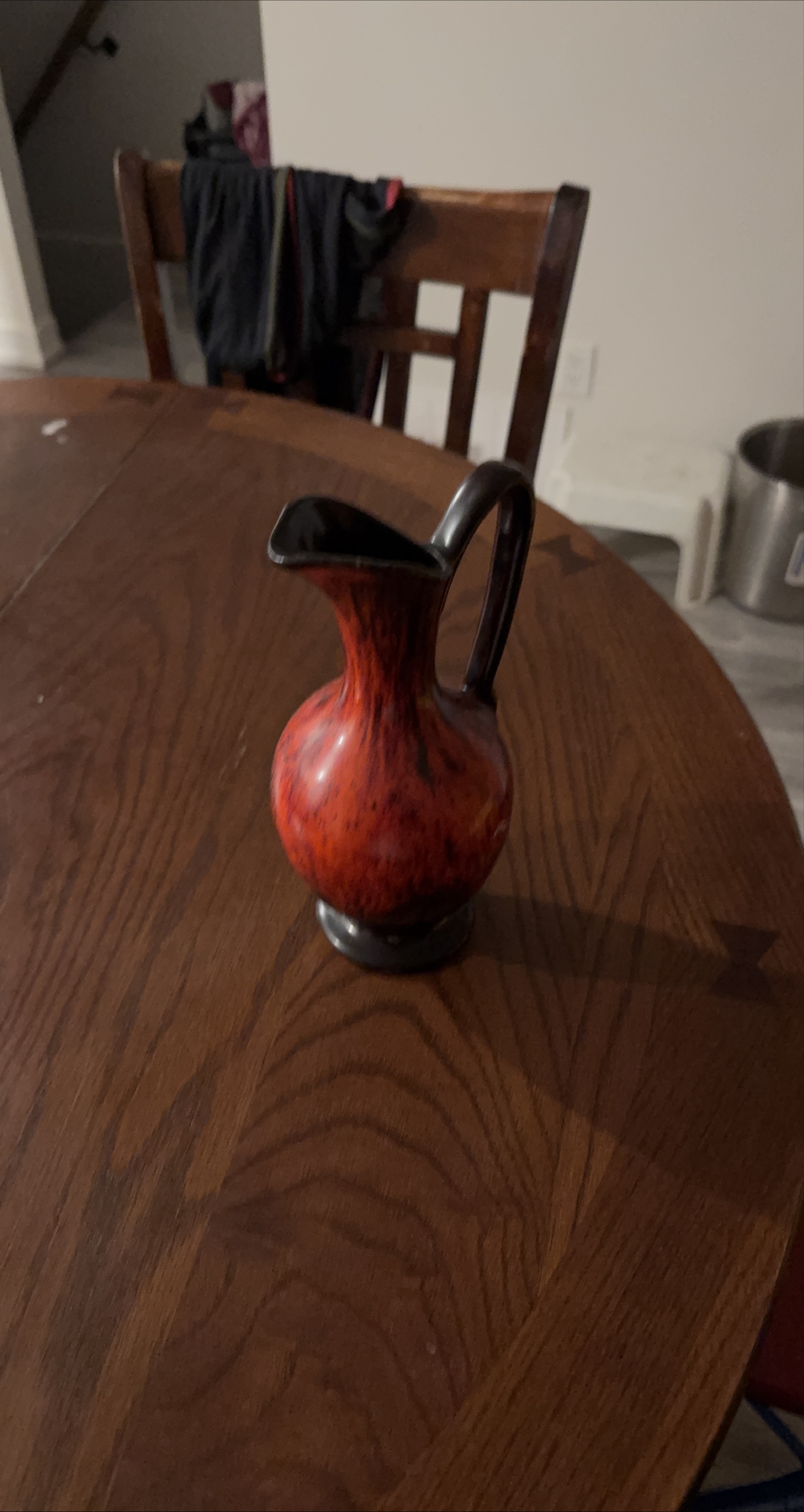 Red and Black Decorative Pitcher thumbnail