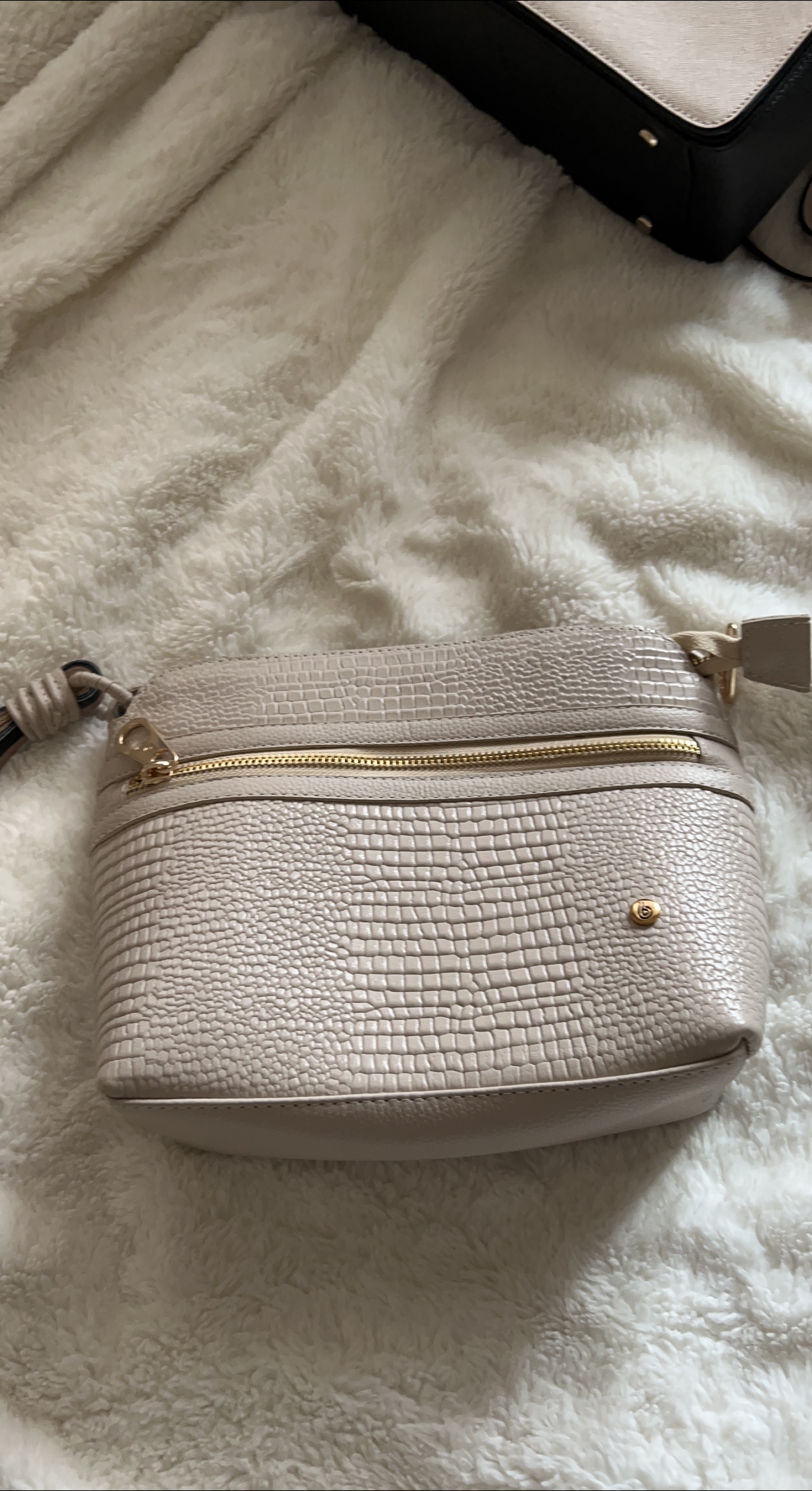 Beige Crossbody Bag