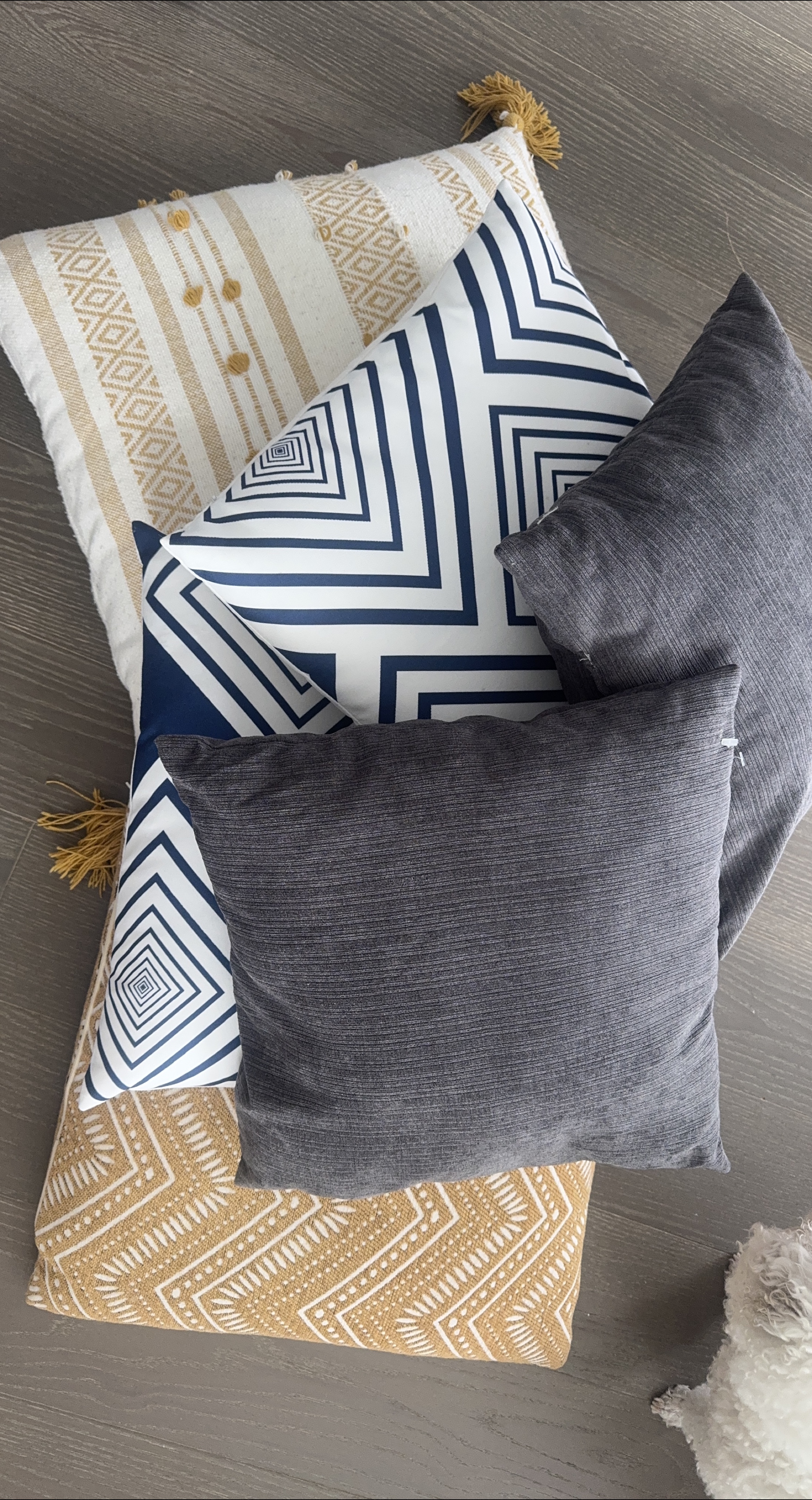 Set of 6 Decorative Throw Pillows