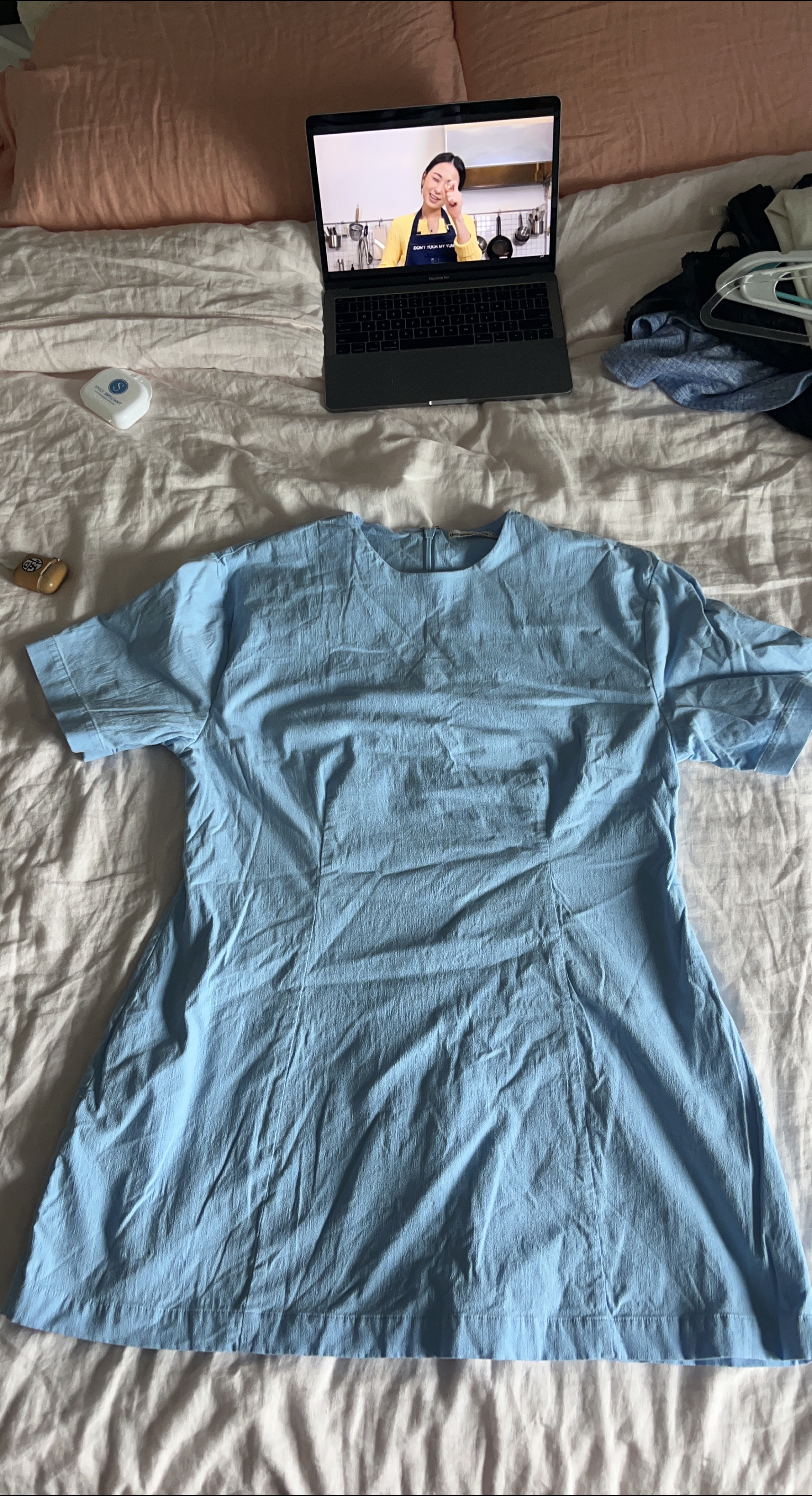 Abercrombie Light Blue Dress (XL) thumbnail