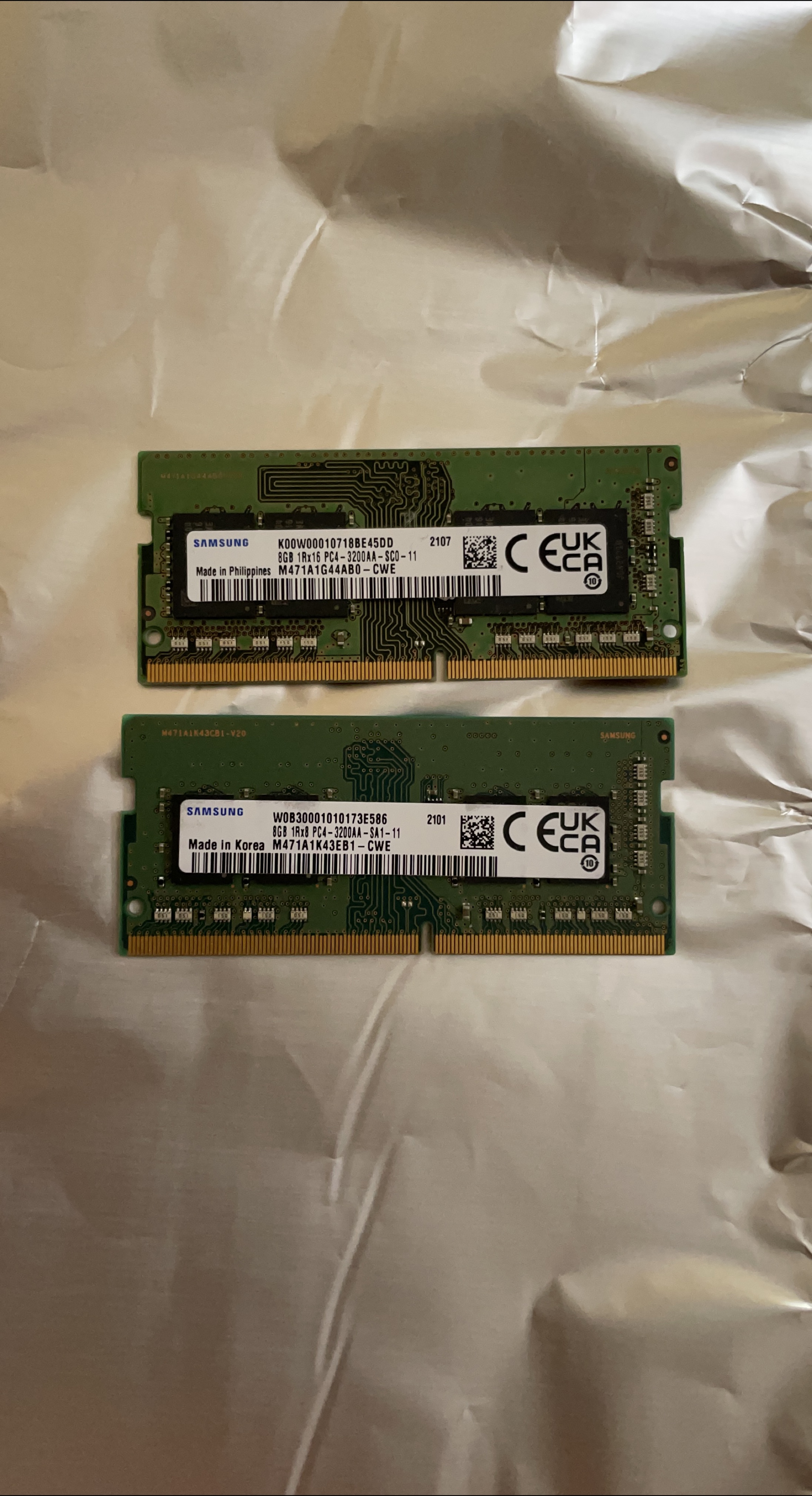 Samsung 8GB Laptop RAM * 2 thumbnail