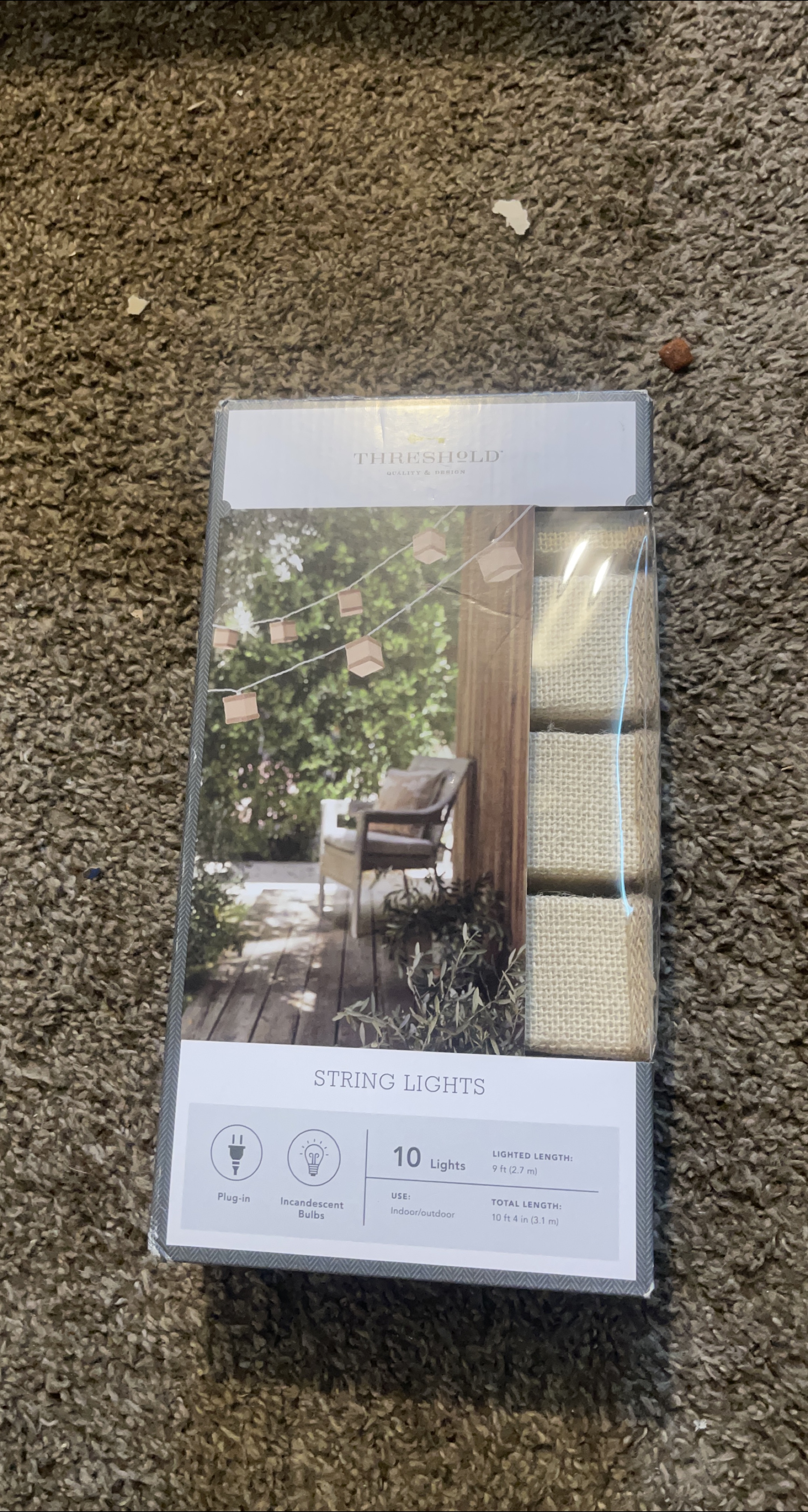 Threshold 10 Lights String Lights - New in Box! thumbnail