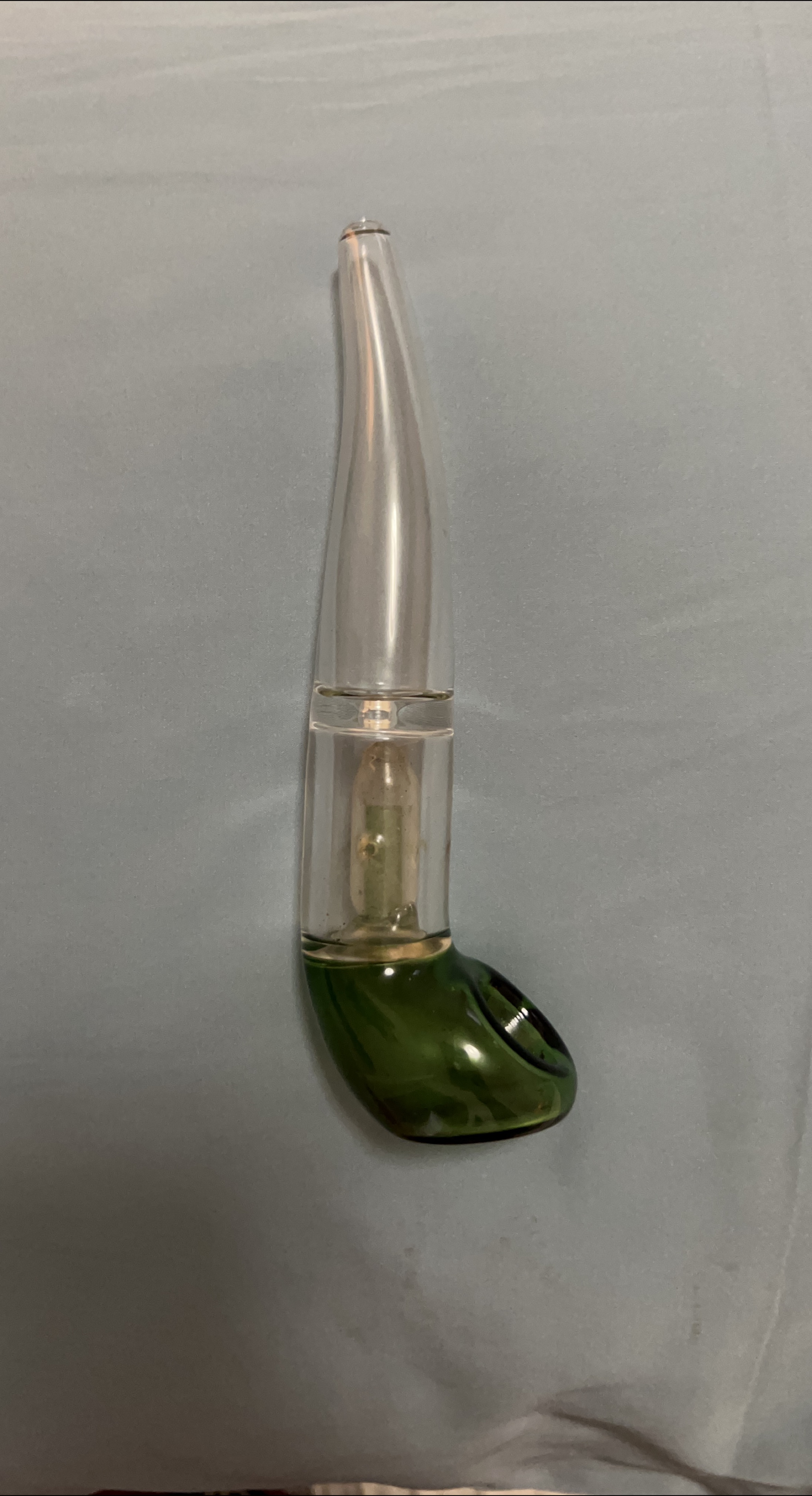 Glass Pipe with Green Base