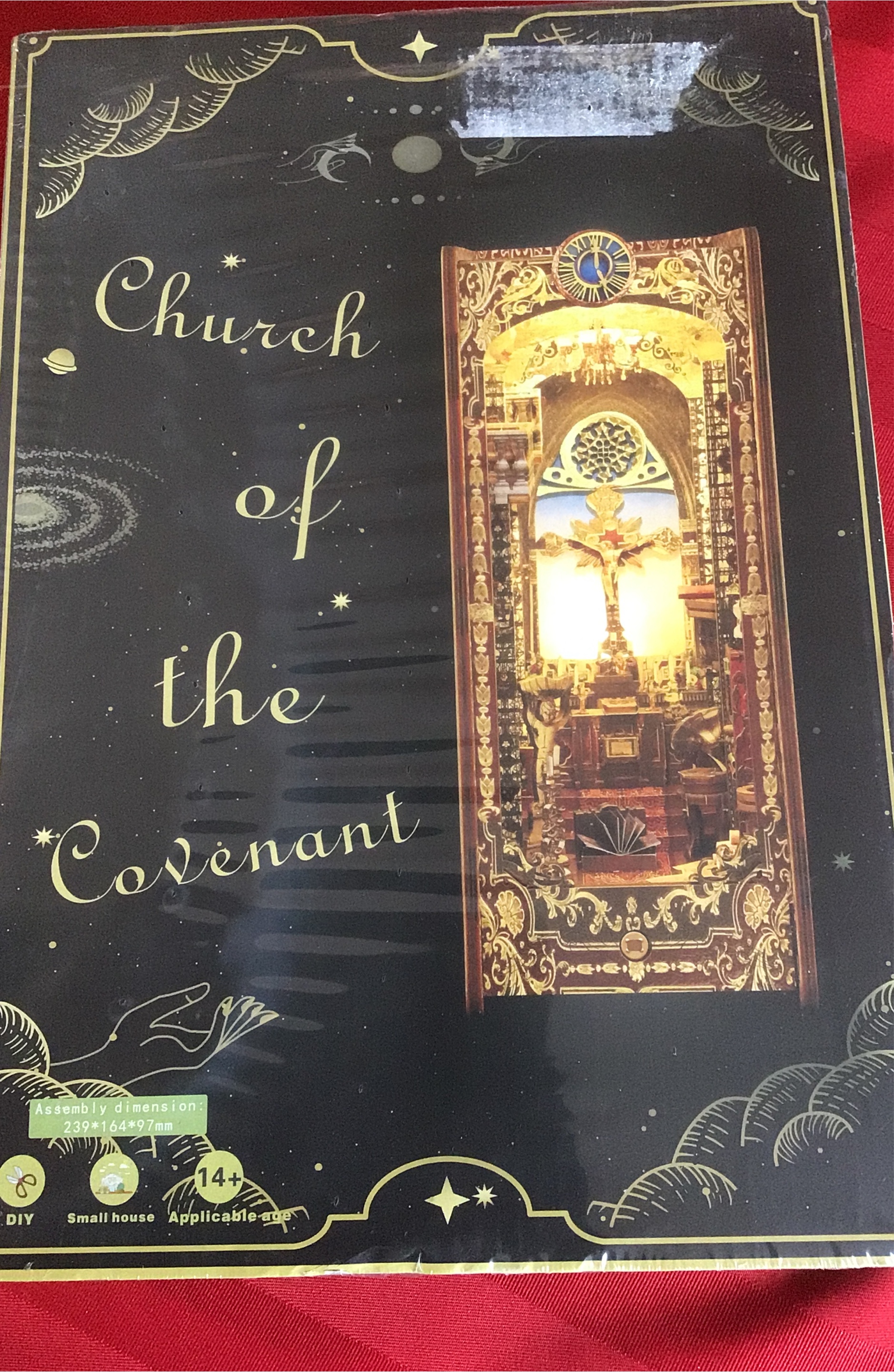 Book nook miniature kit stand church of the covenant new thumbnail