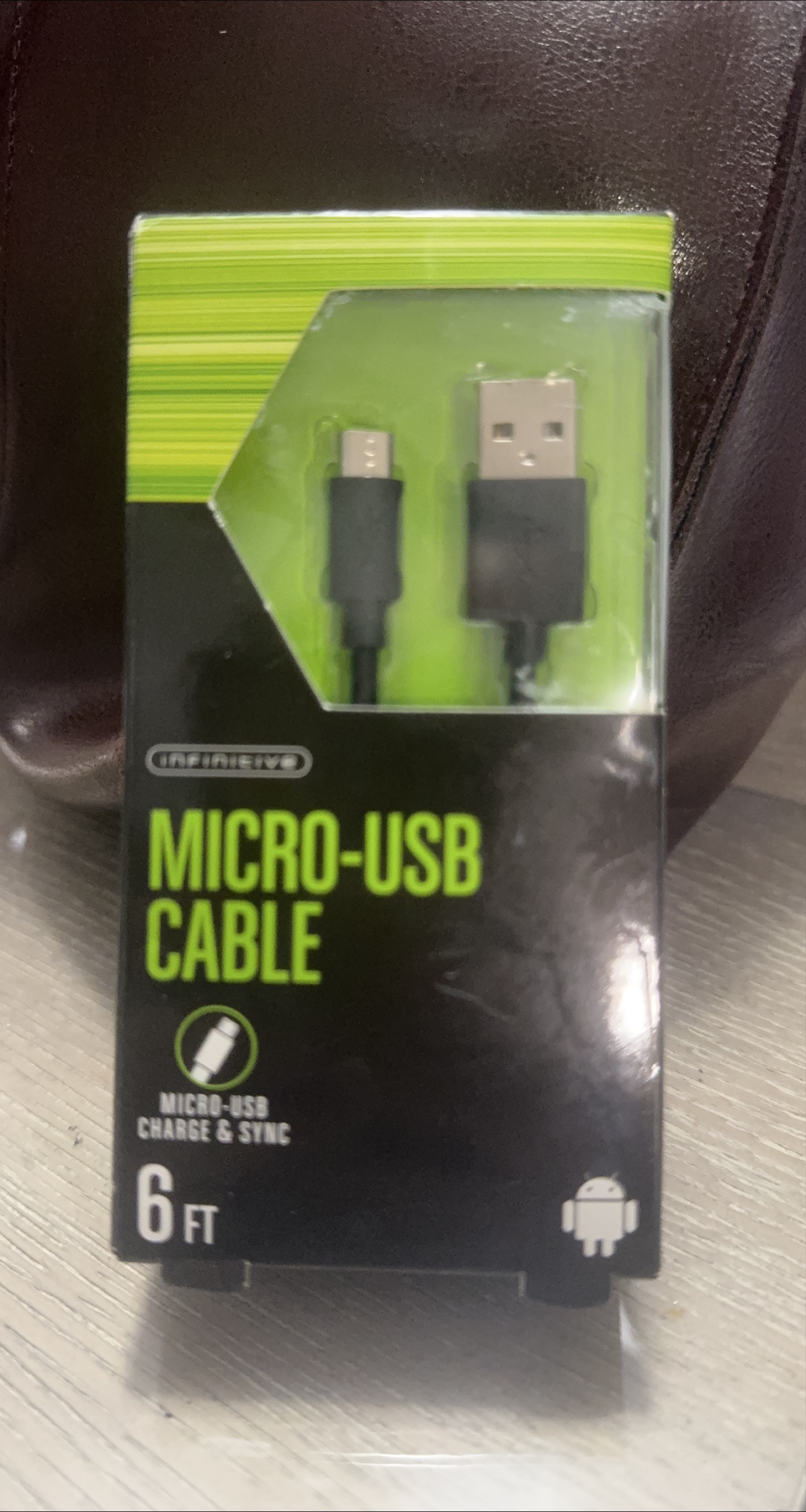 Infinitive Micro-USB Cable - 6 ft - New in Box! thumbnail