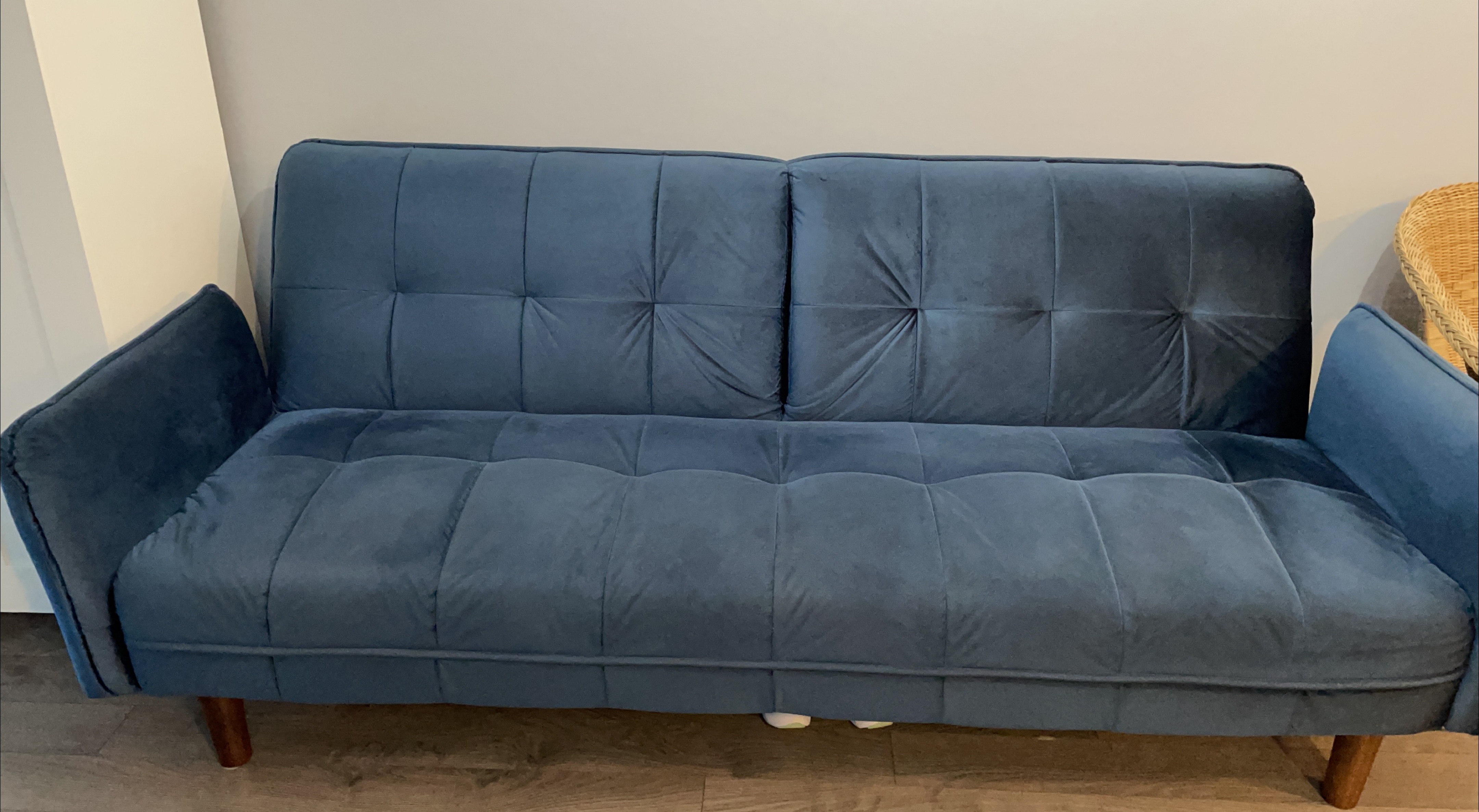 Blue Velvet Sofa thumbnail