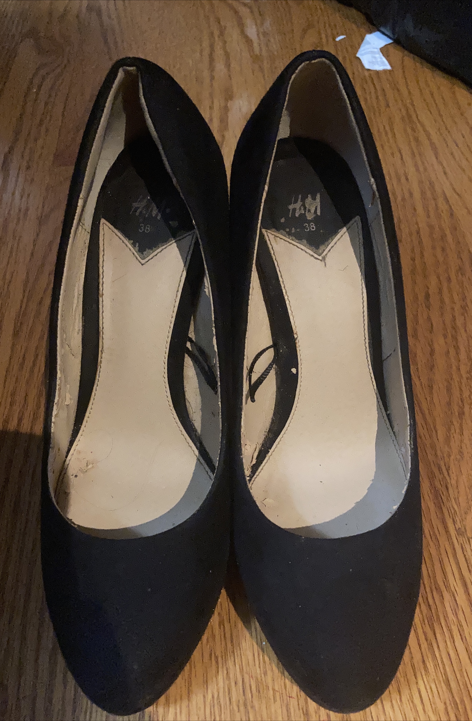 H&M Black Heels - Size 38 thumbnail